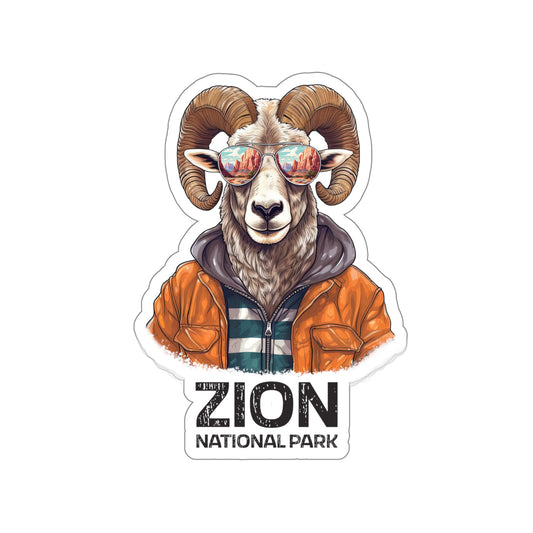 Zion National Park Sticker - Bighorn Sheep