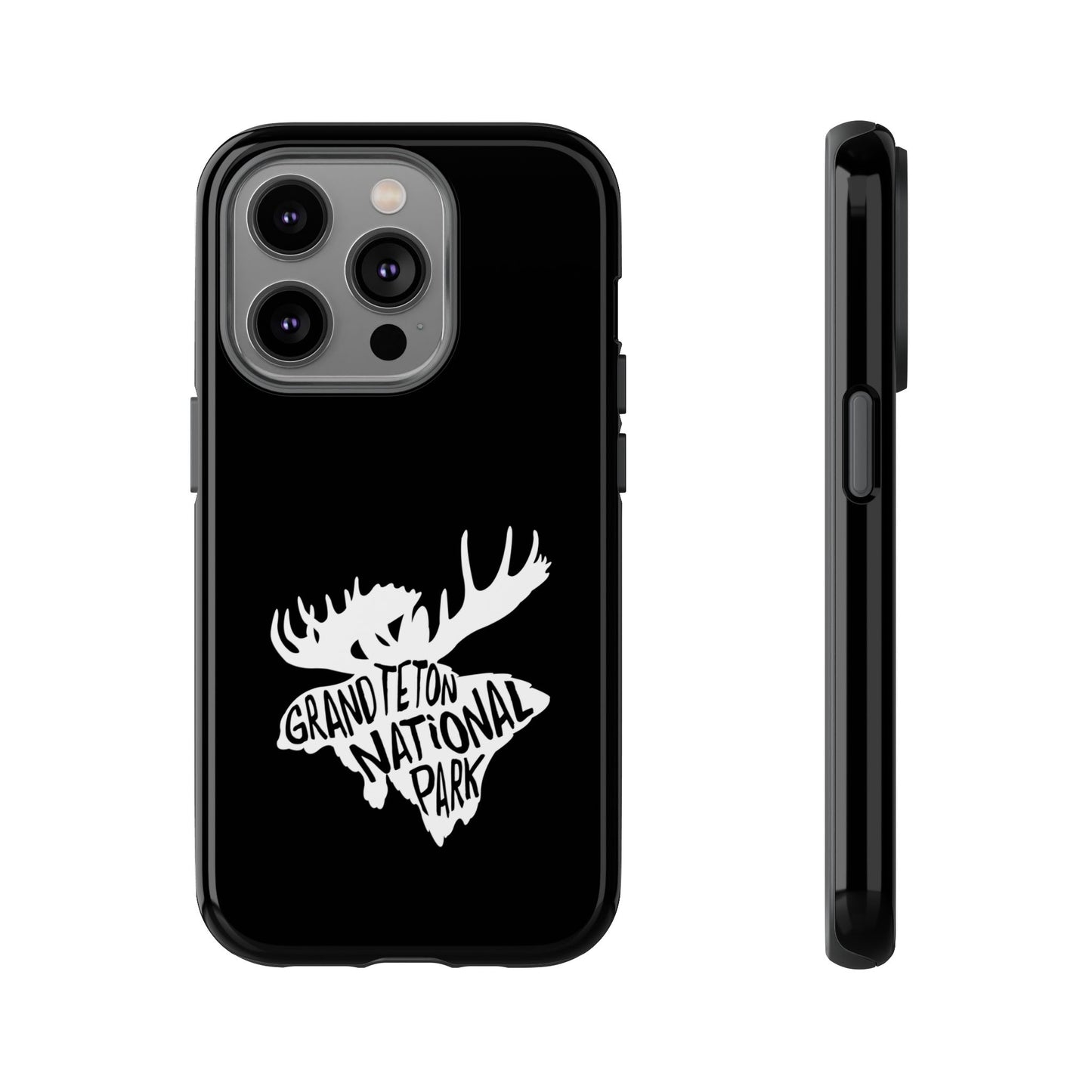 Grand Teton National Park Phone Case - Moose Design