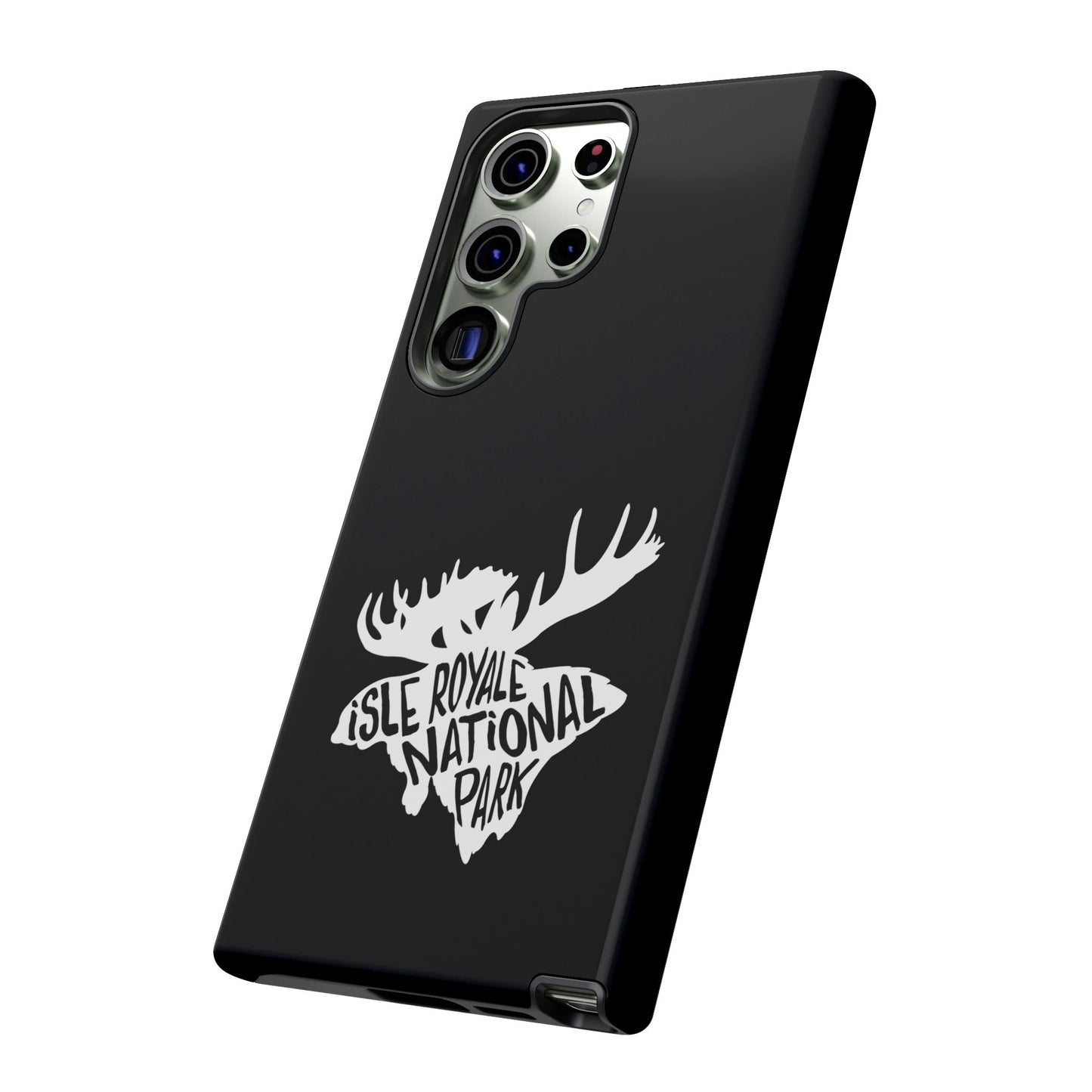 Isle Royale National Park Phone Case - Moose Design