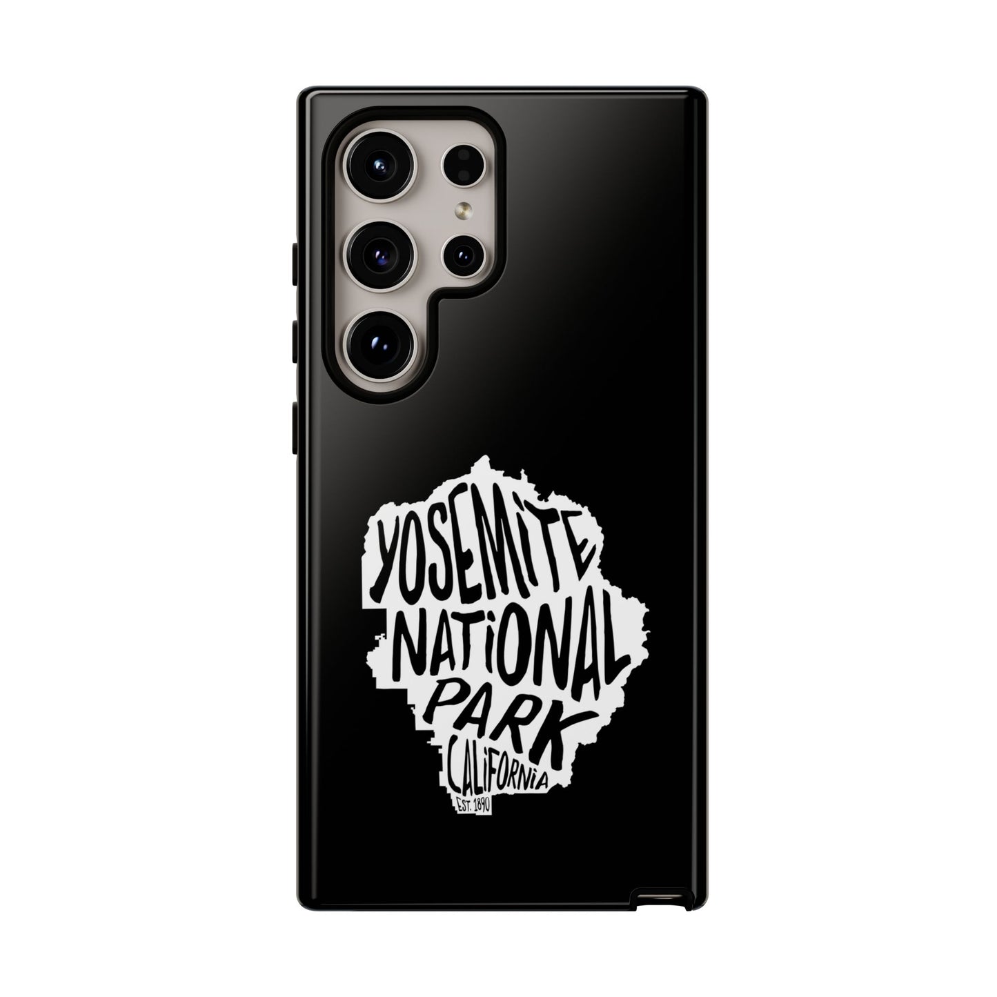 Yosemite National Park Phone Case - Map Design