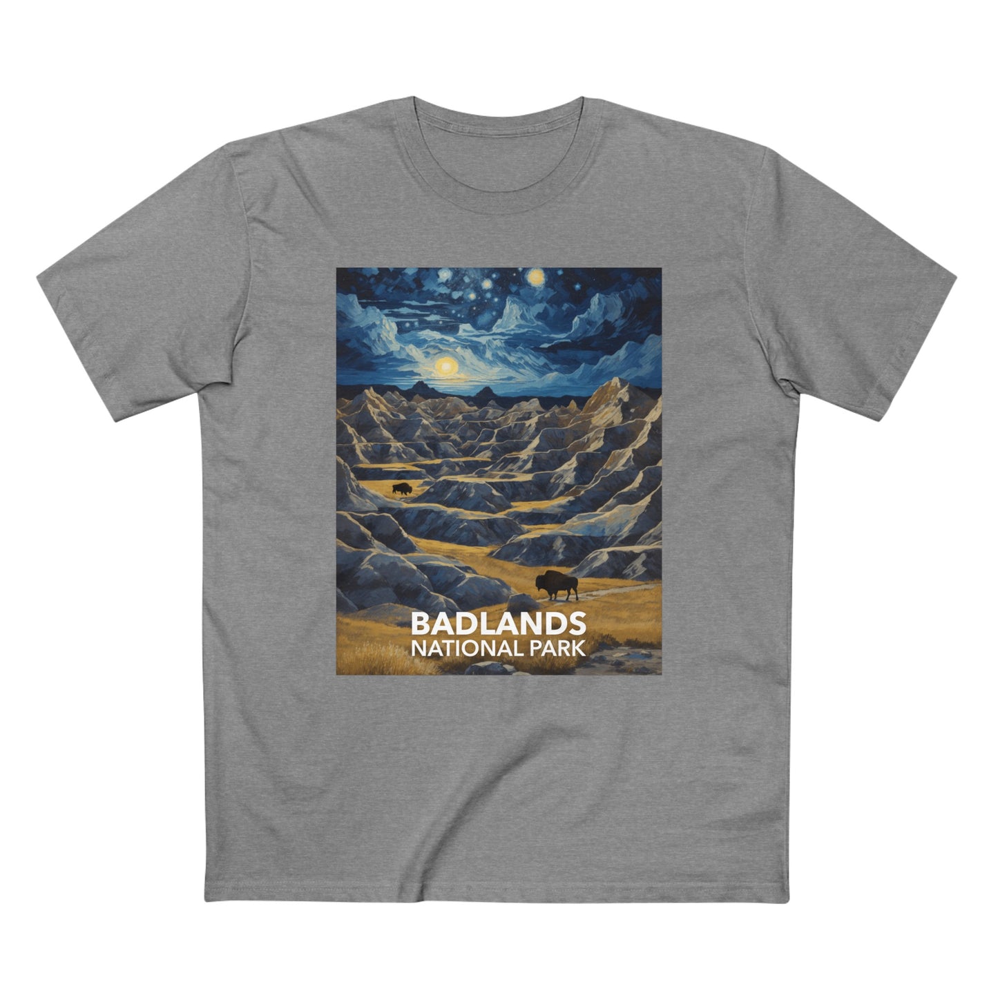 Badlands National Park T-Shirt - The Starry Night