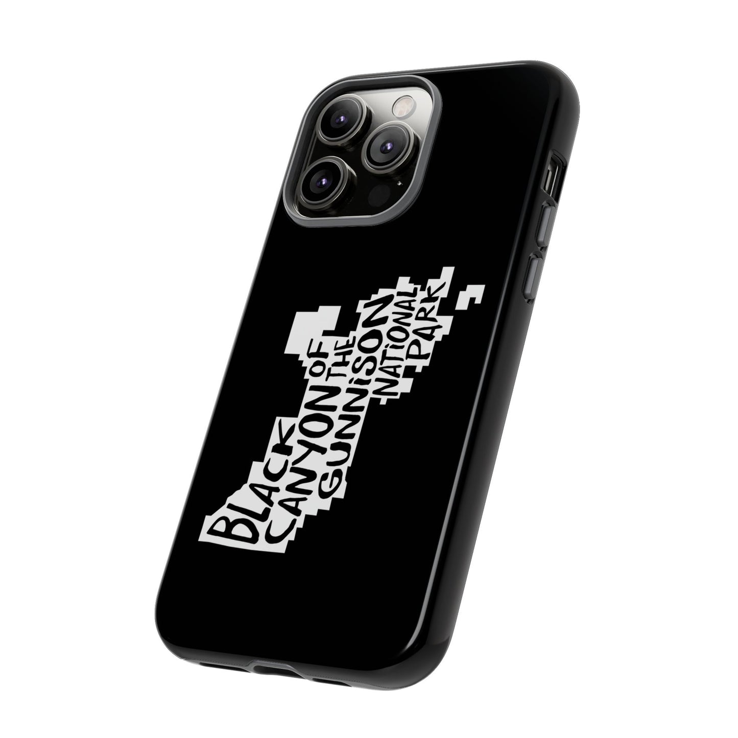 Black Canyon of the Gunnison National Park Phone Case - Map Design