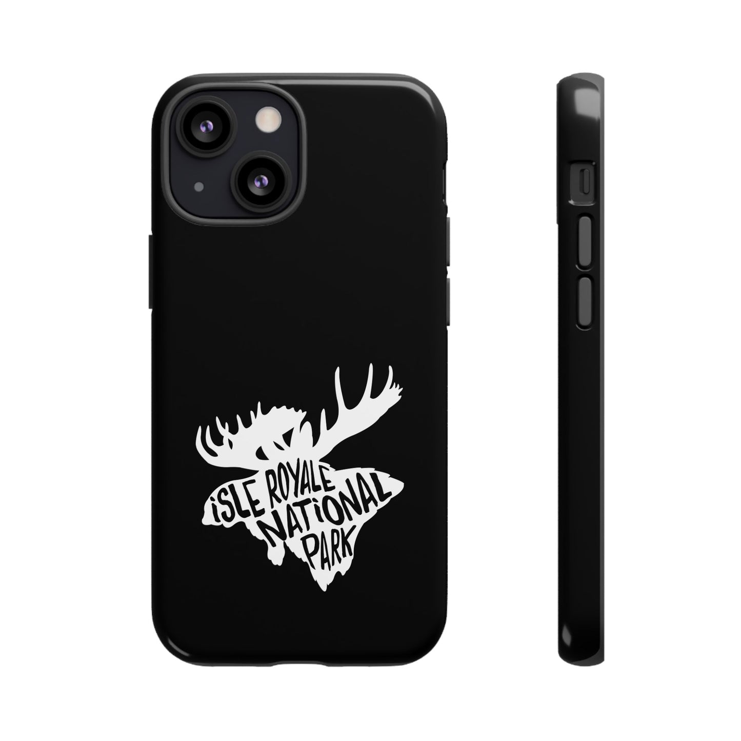 Isle Royale National Park Phone Case - Moose Design