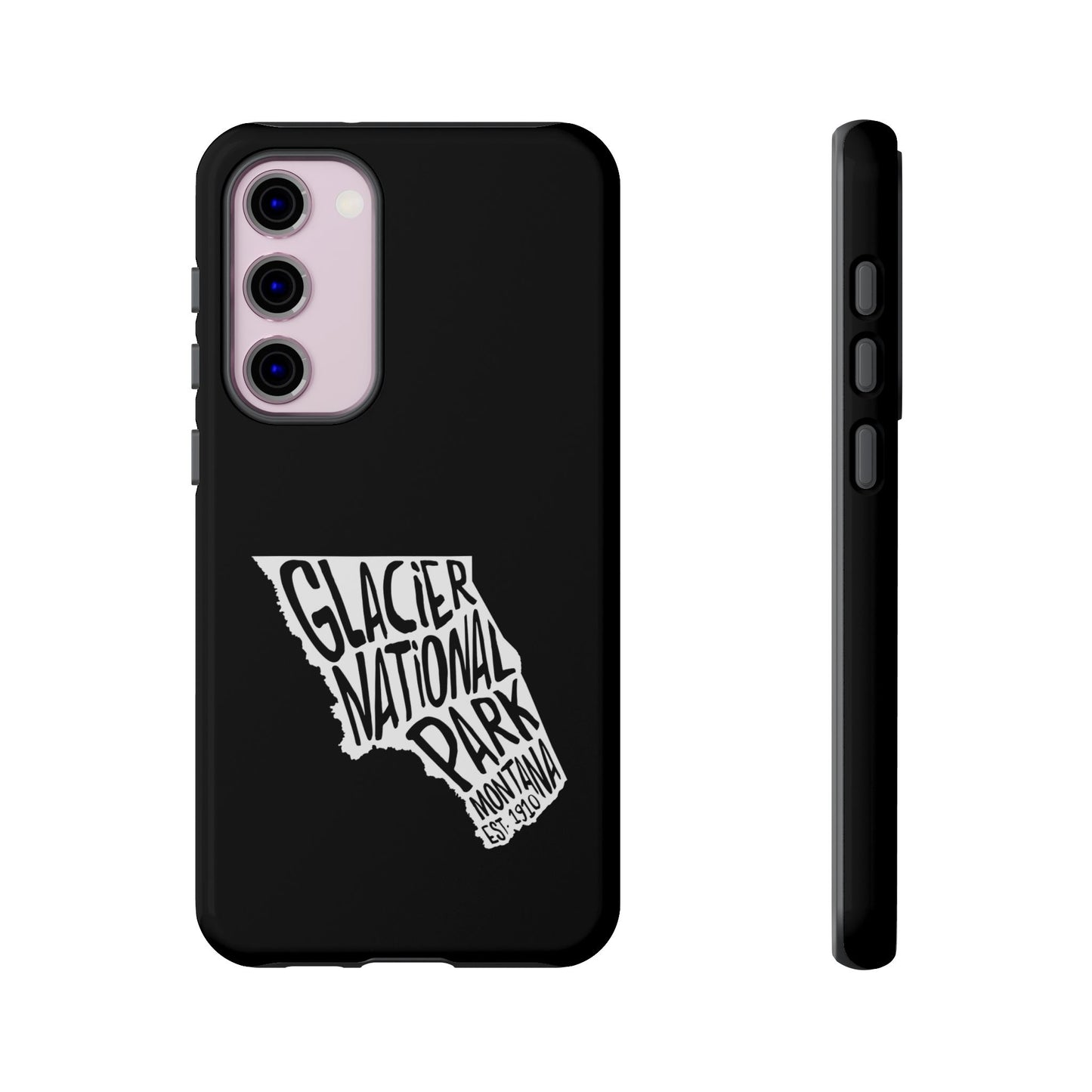 Glacier National Park Phone Case - Map Design