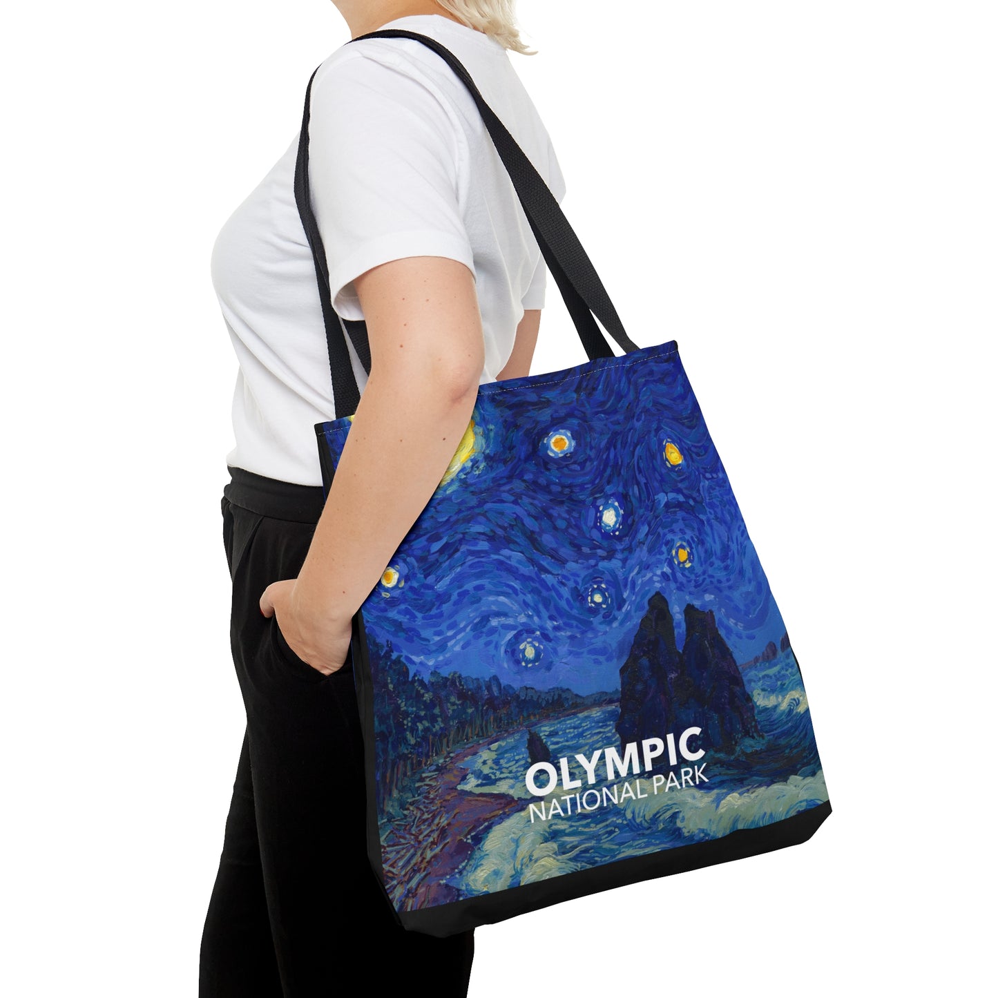 Olympic National Park Tote Bag - The Starry Night