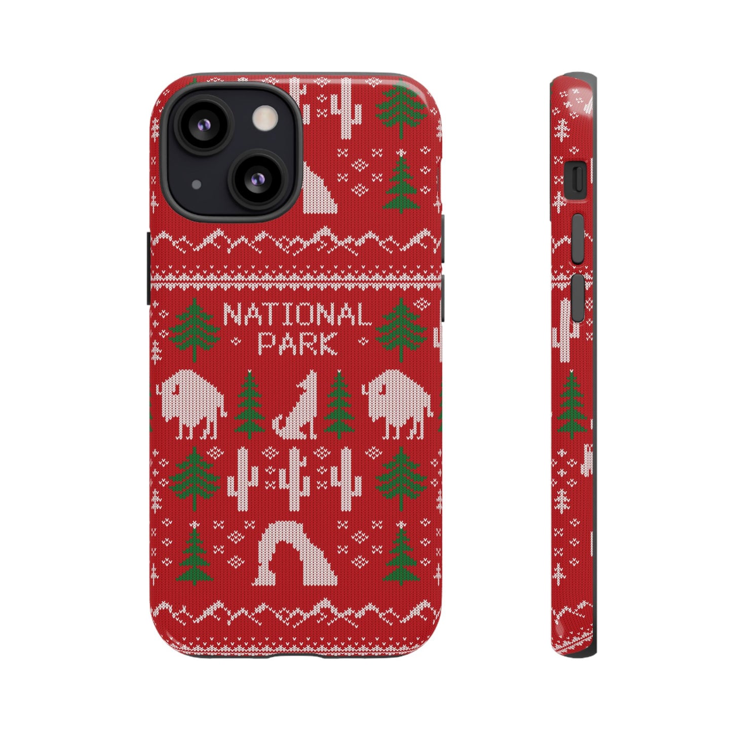 National Park Phone Case - Fair Isle Pattern