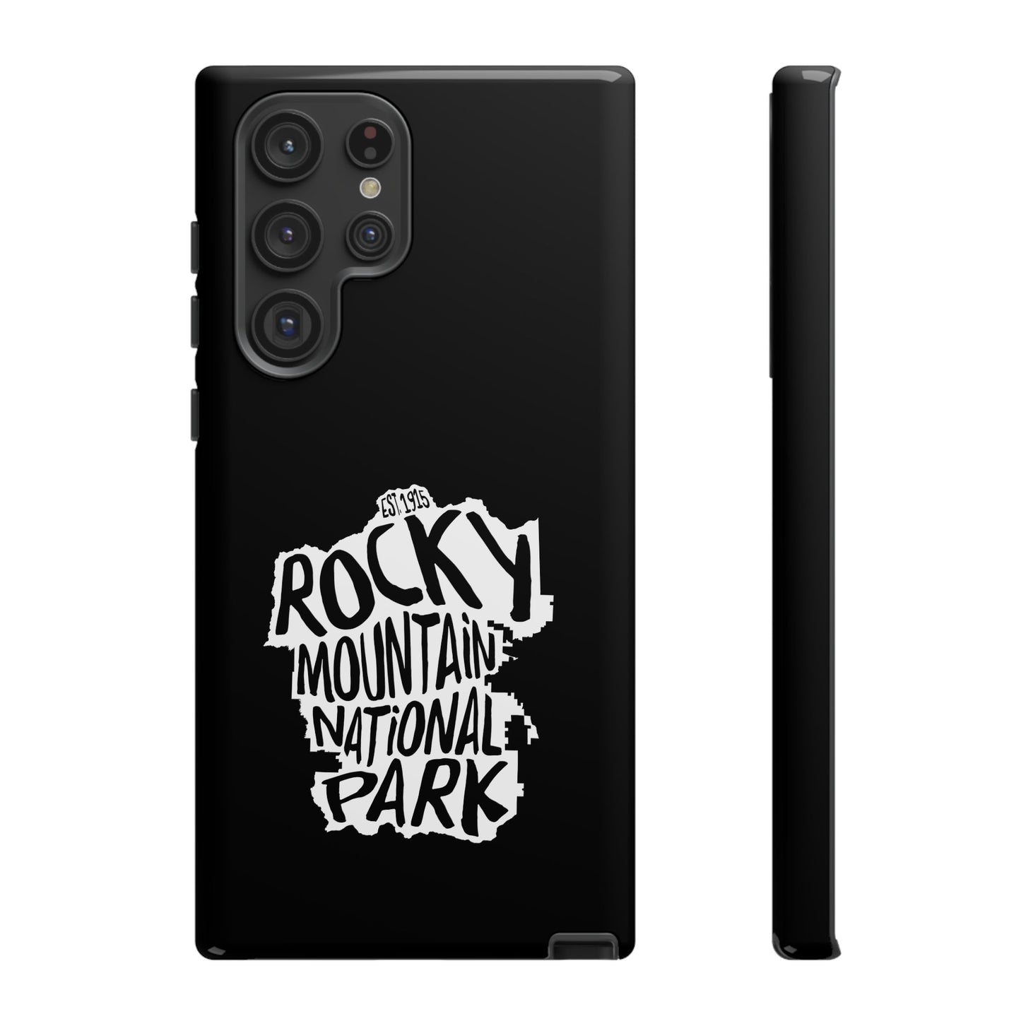 Rocky Mountain National Park Phone Case - Map Design