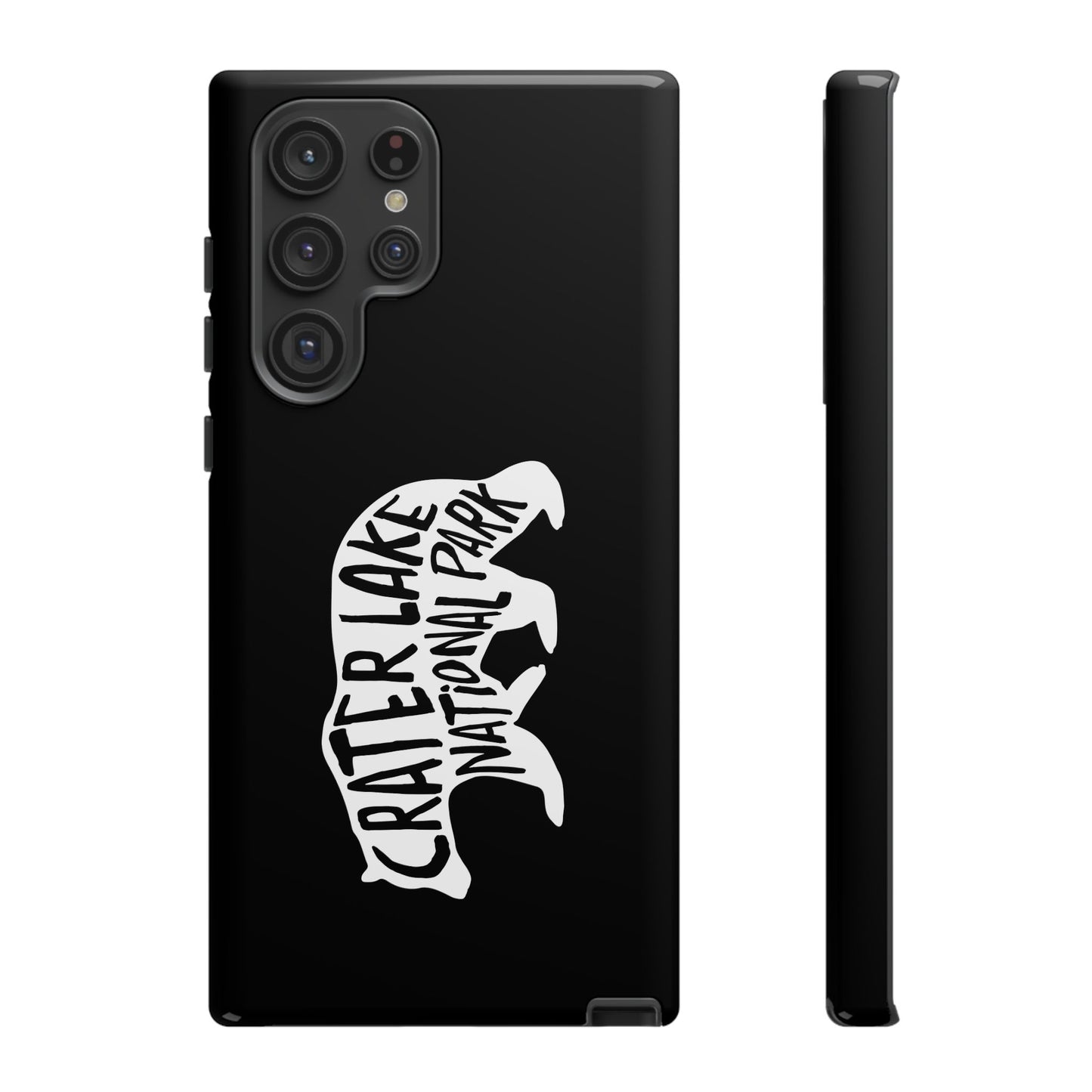 Crater Lake National Park Phone Case - Black Bear Design