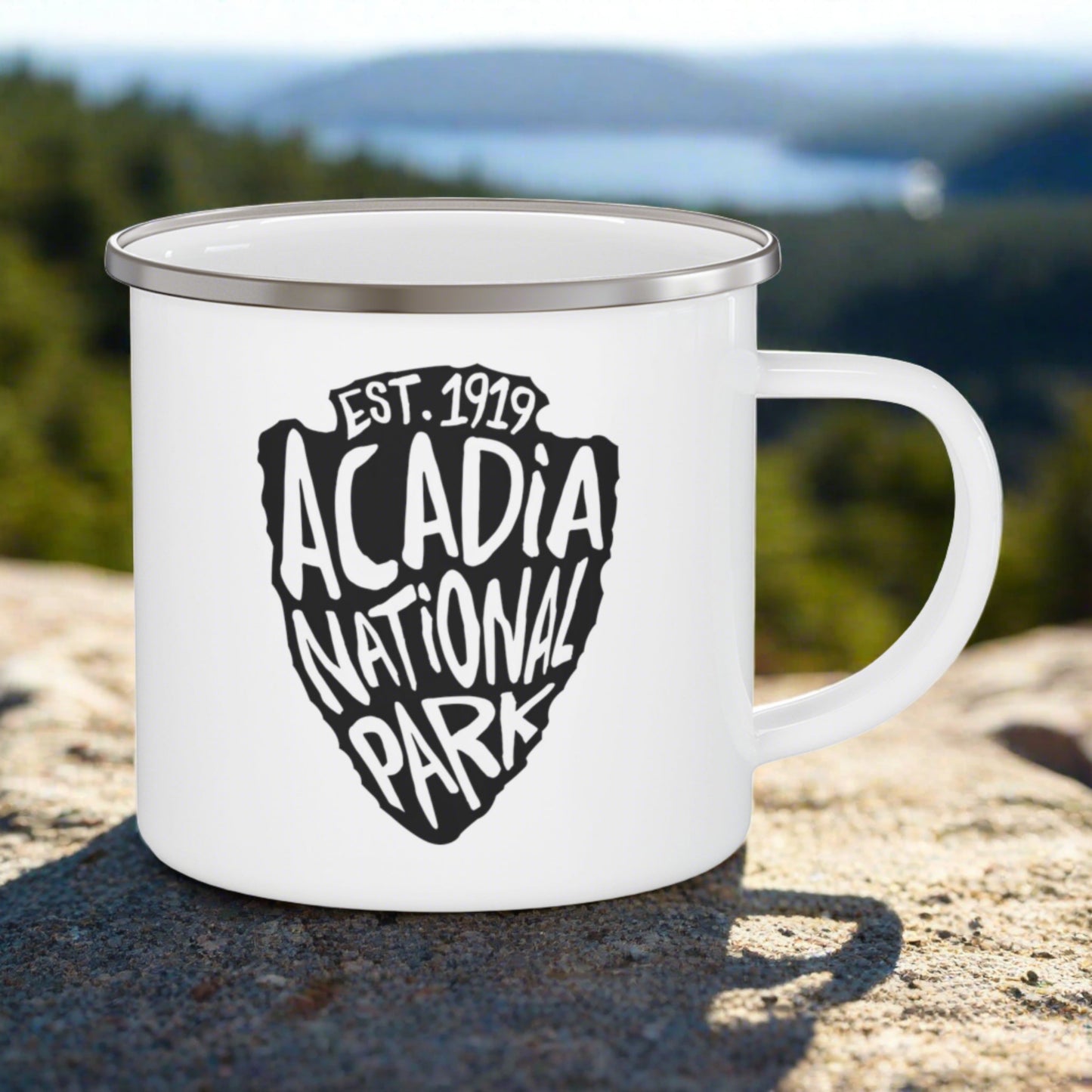 Acadia National Park Enamel Camping Mug - Arrowhead