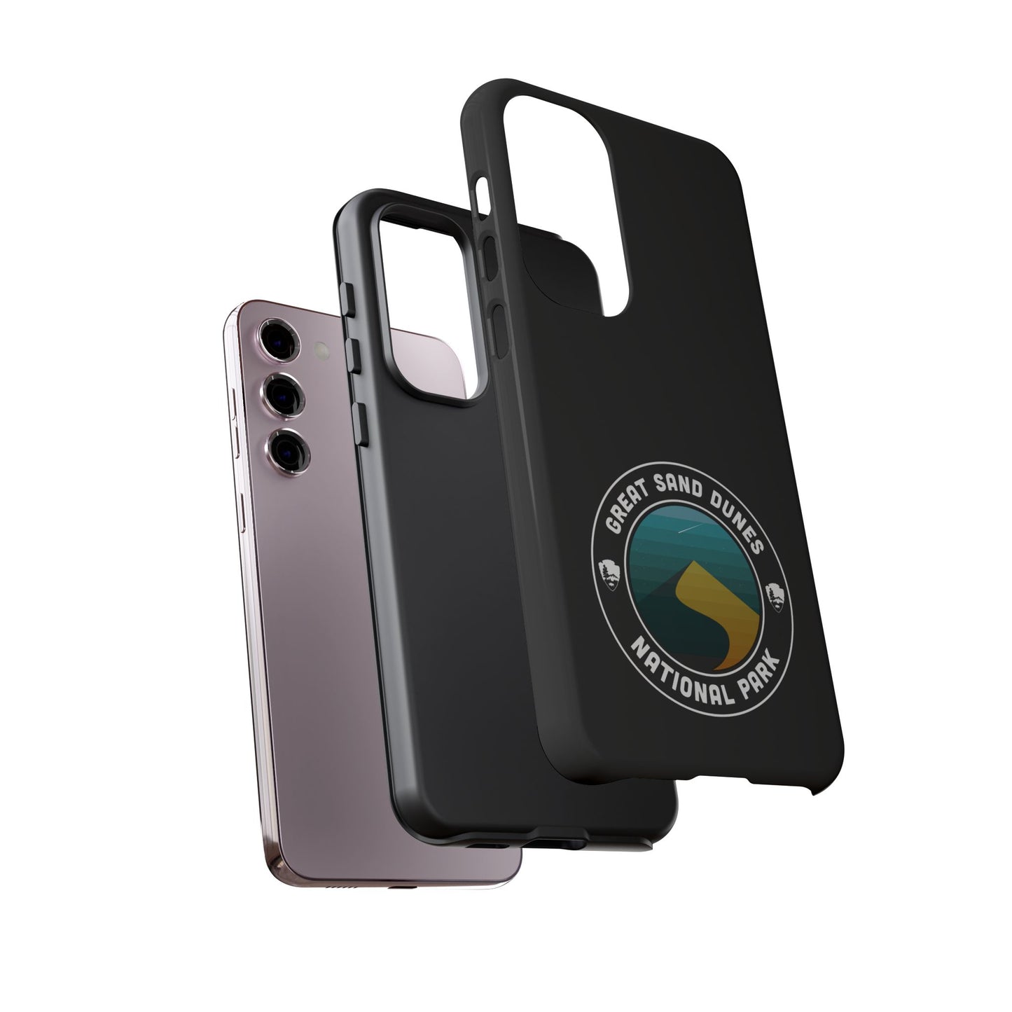 Great Sand Dunes National Park Phone Case - Round Emblem Design