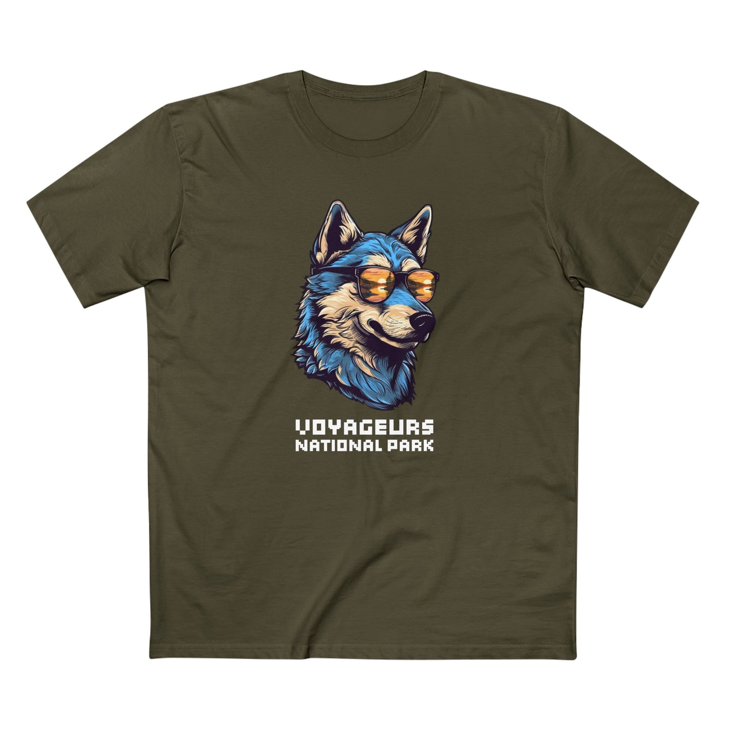 Voyageurs National Park T-Shirt - Smooth Wolf