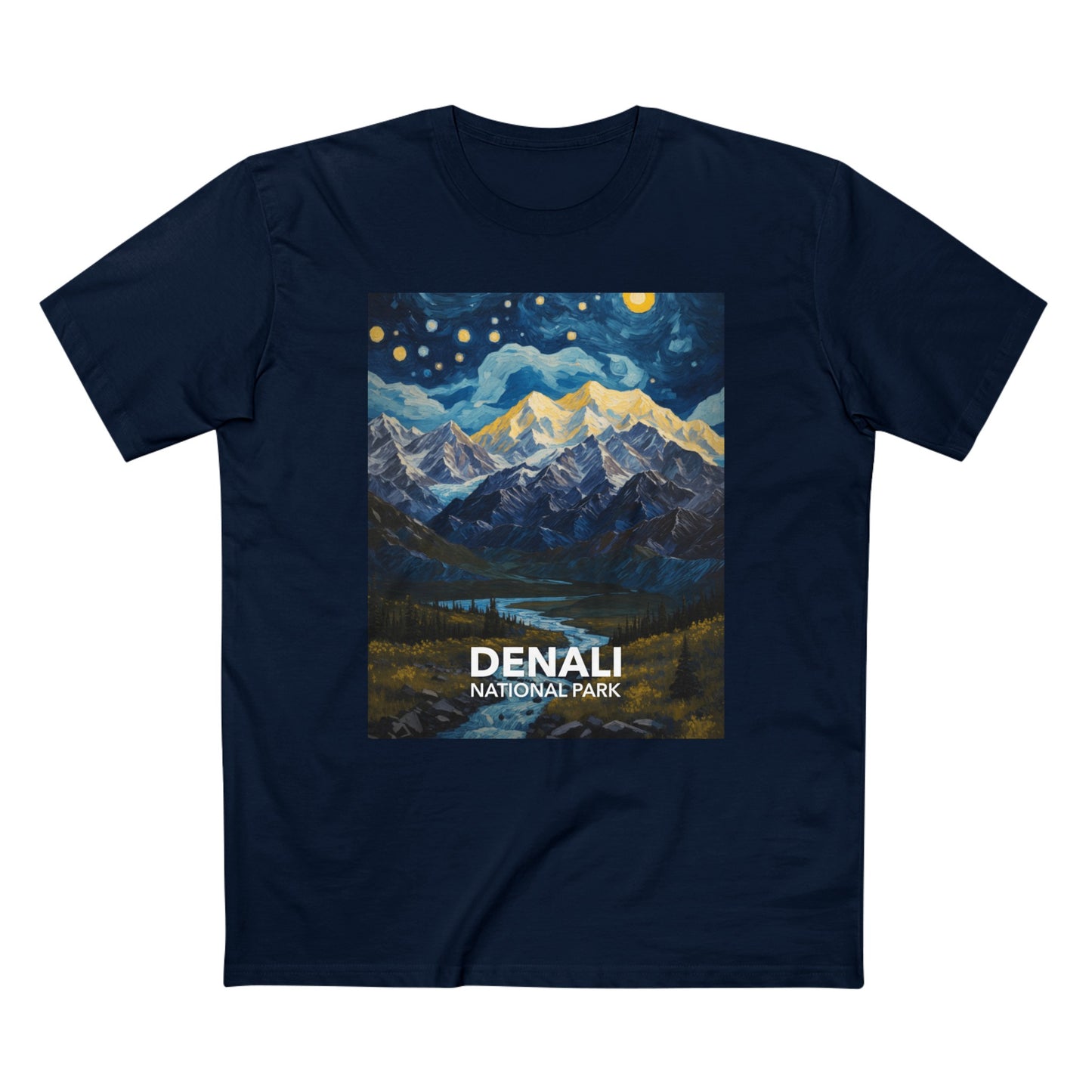 Denali National Park T-Shirt - The Starry Night