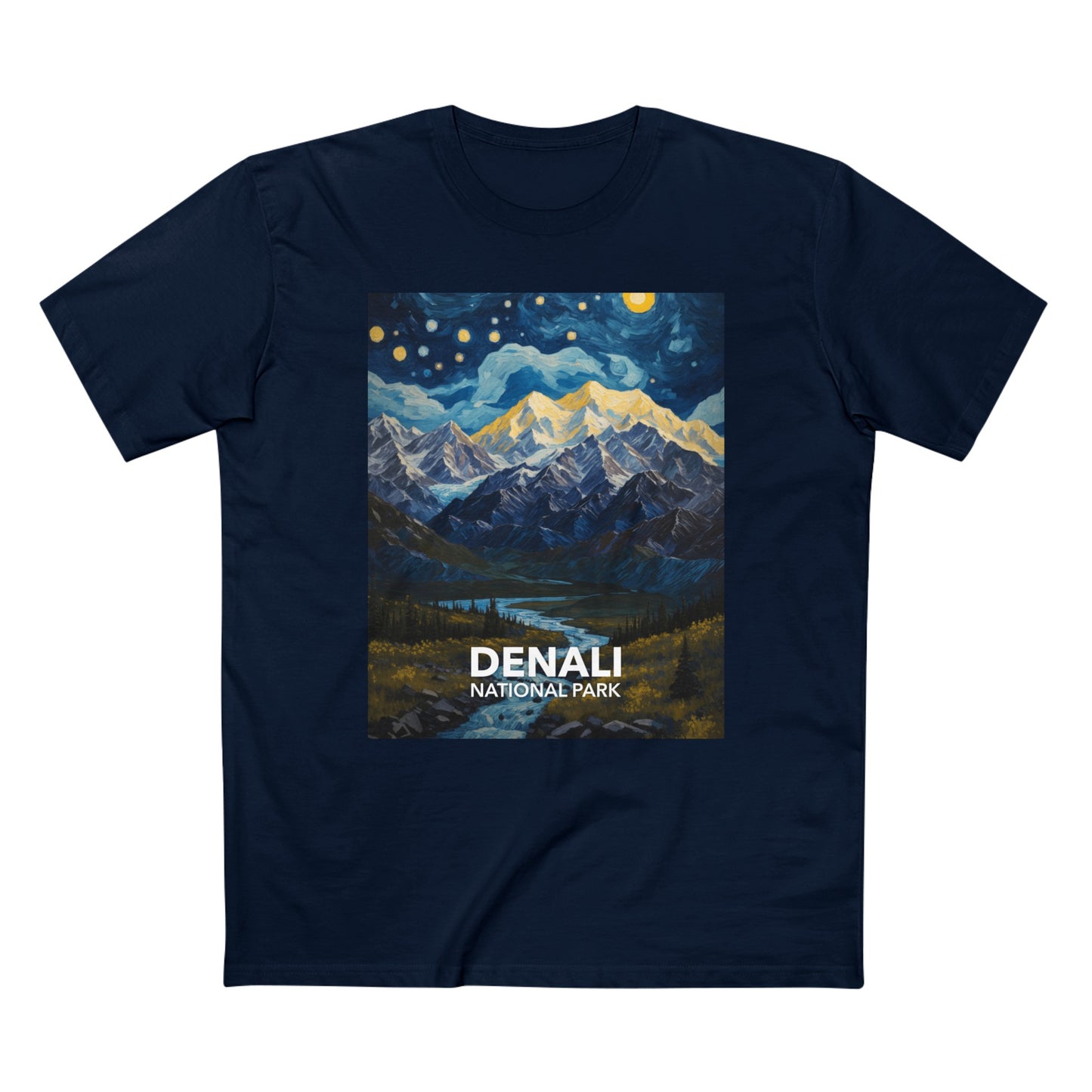 Denali National Park T-Shirt - The Starry Night