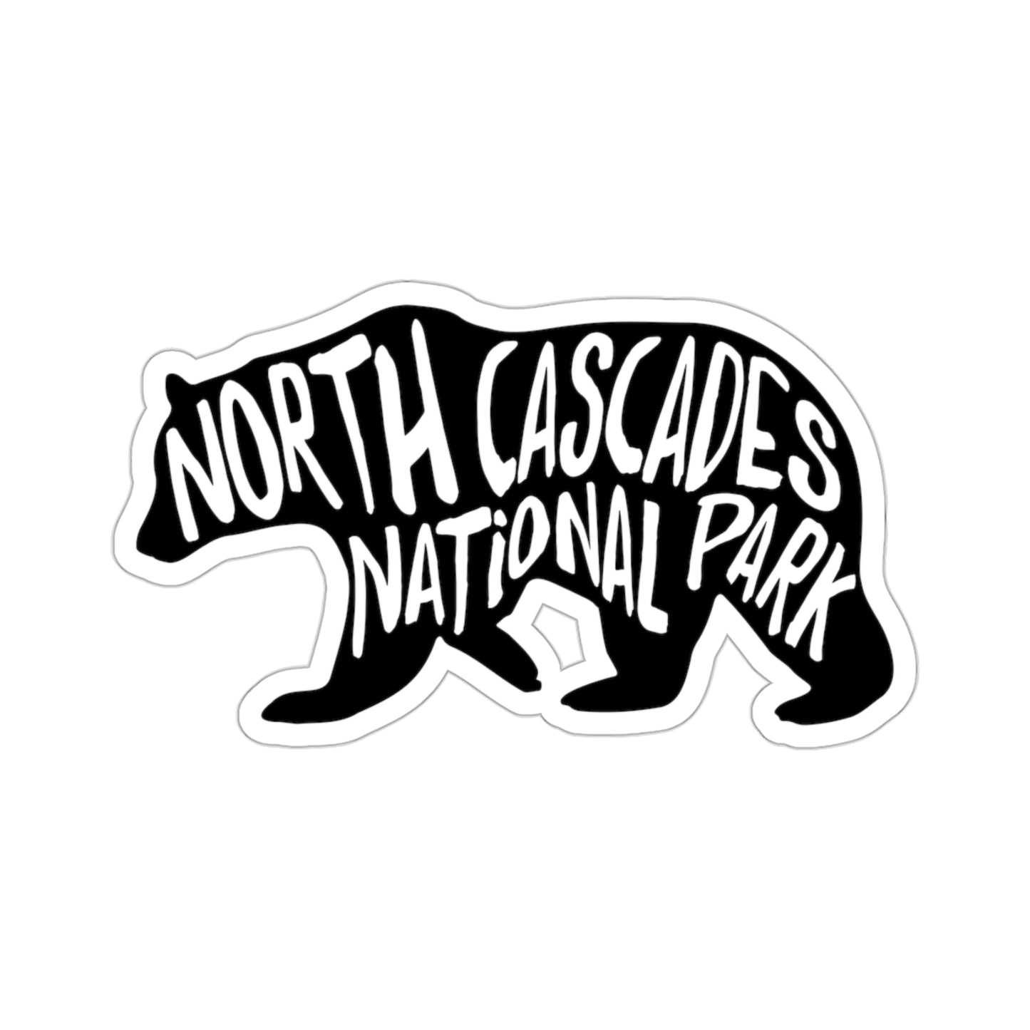North Cascades National Park Sticker - Black Bear