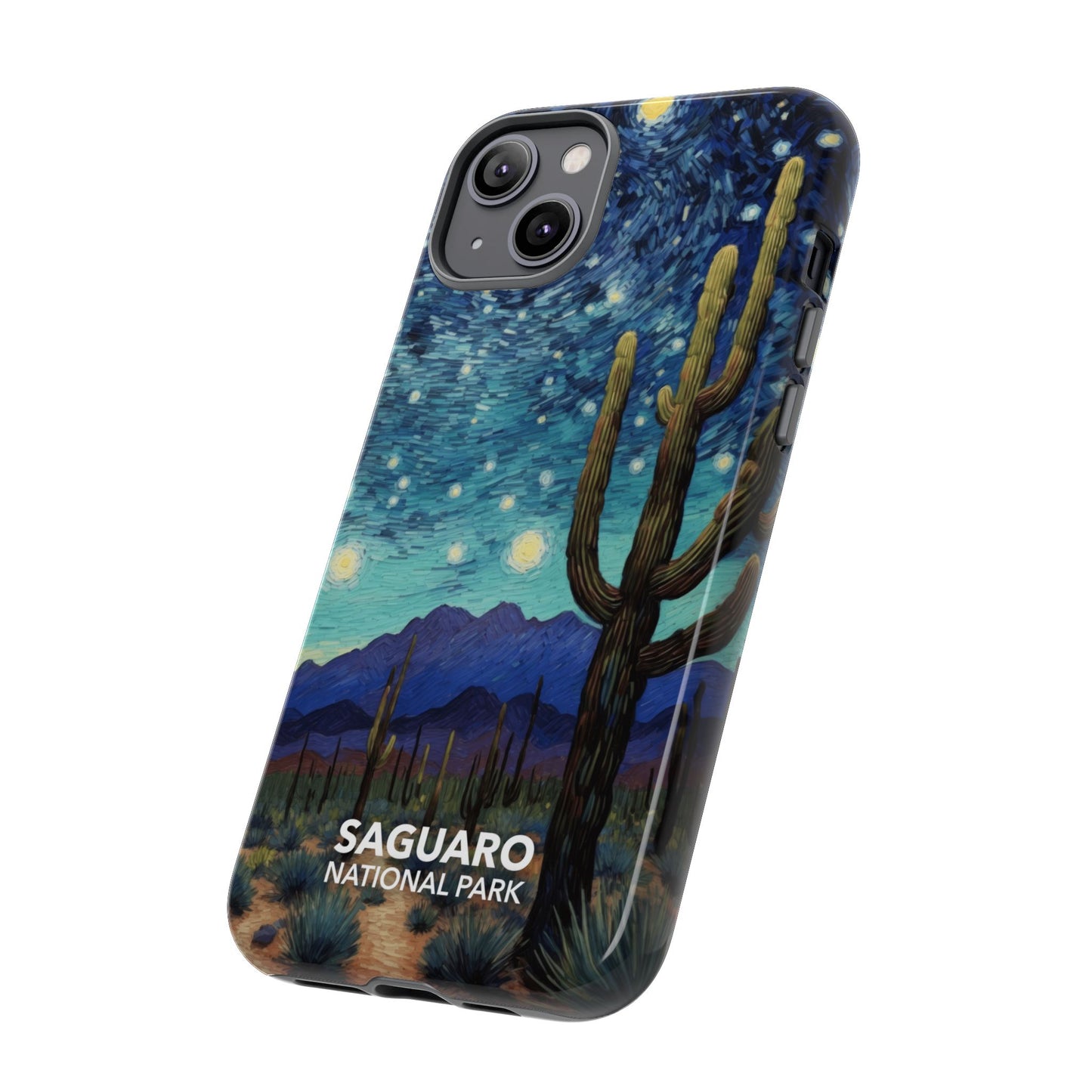 Saguaro National Park Phone Case - Starry Night