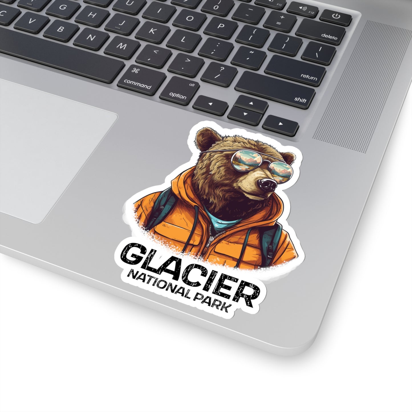 Glacier National Park Sticker - Grizzly Bear