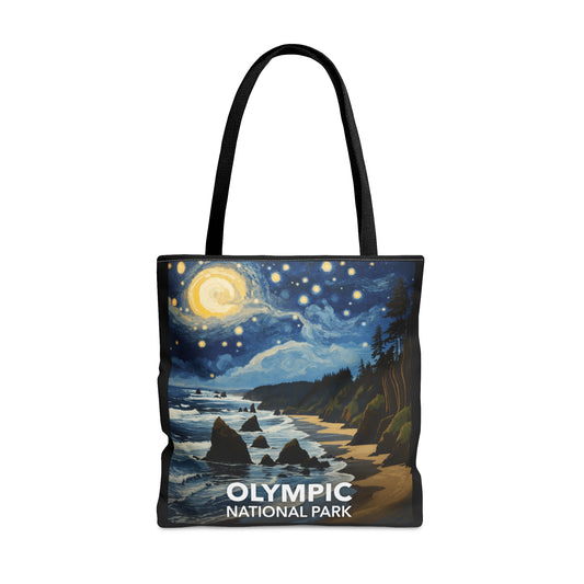 Olympic National Park Tote Bag - The Starry Night