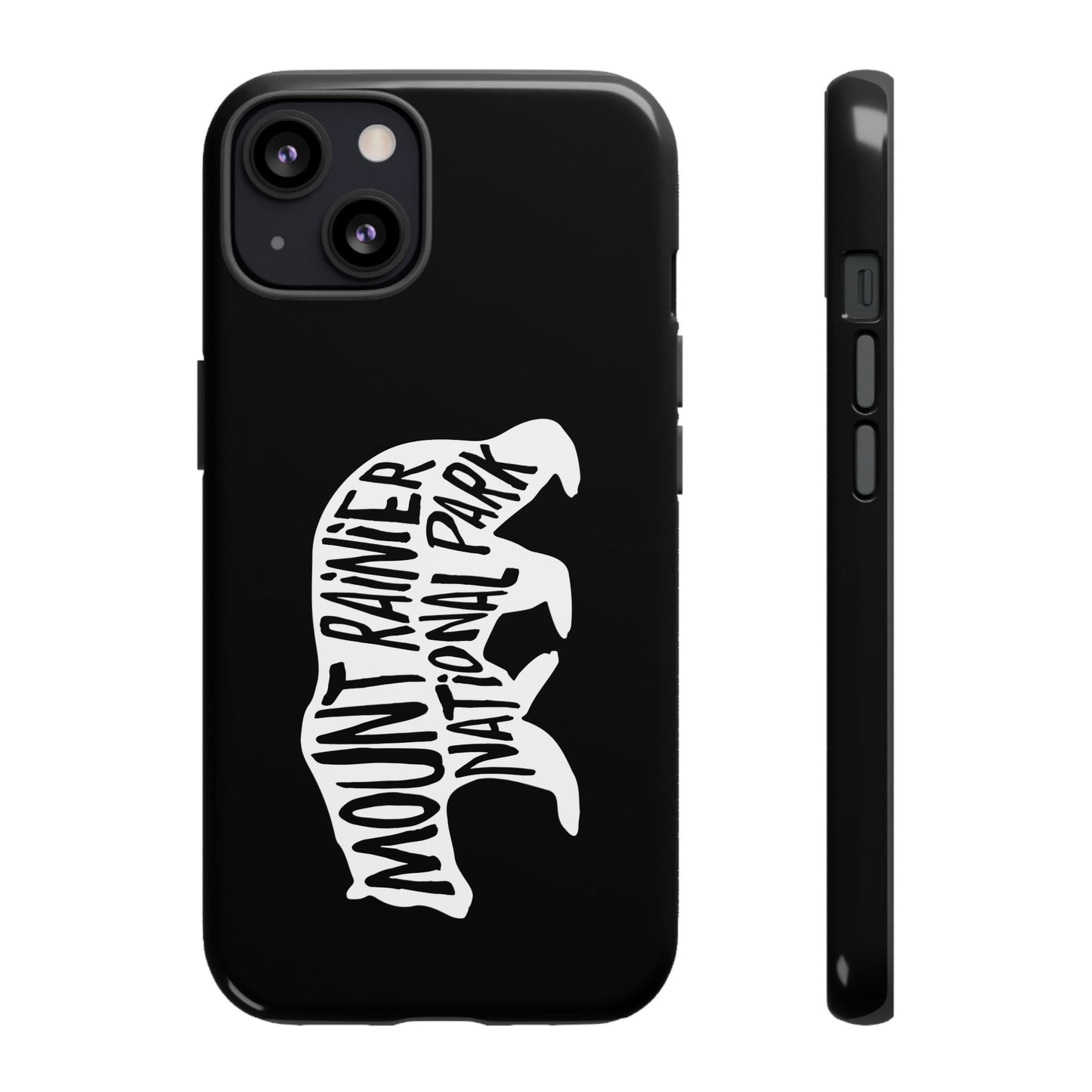 Mount Rainier National Park Phone Case - Black Bear Design