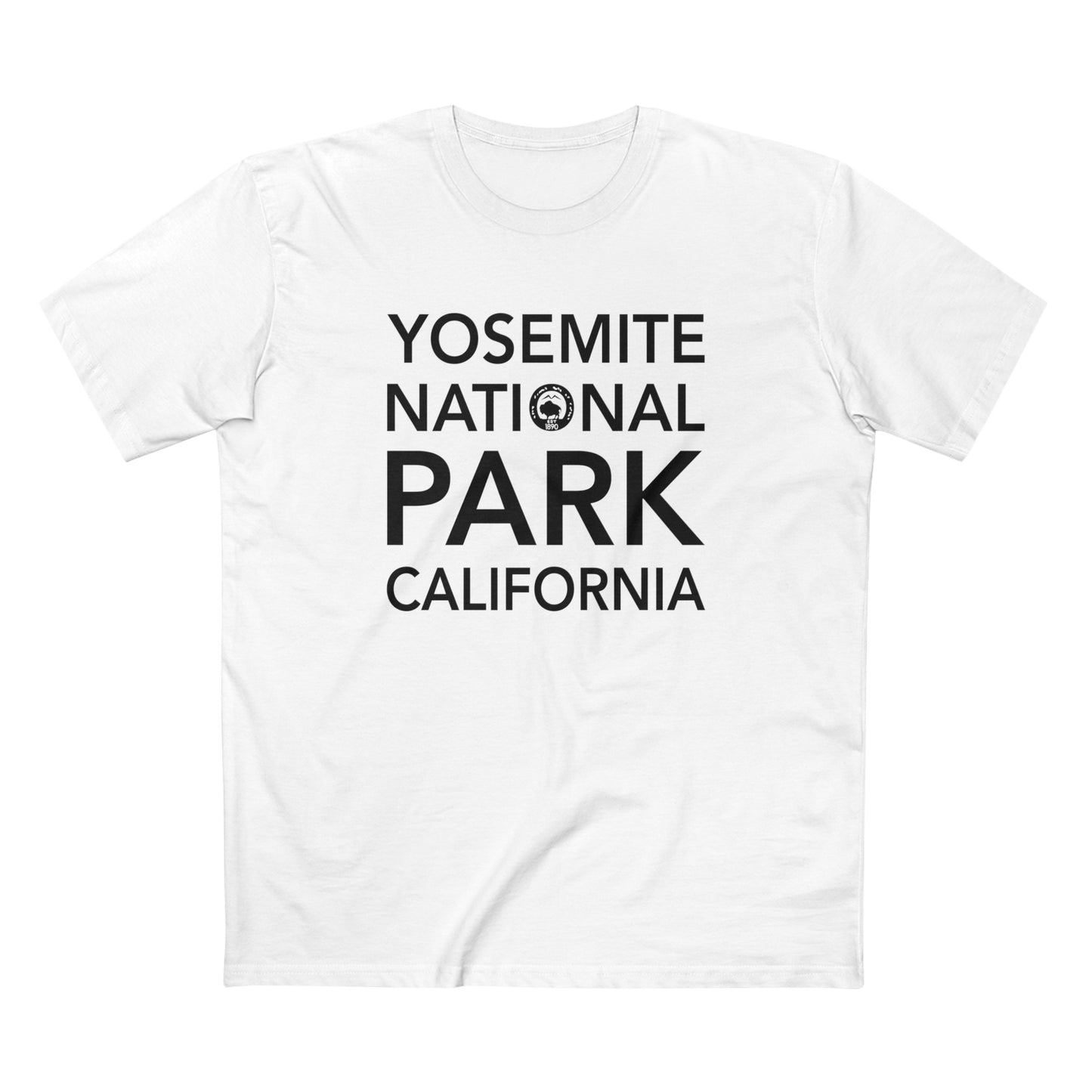 Yosemite National Park T-Shirt Block Text