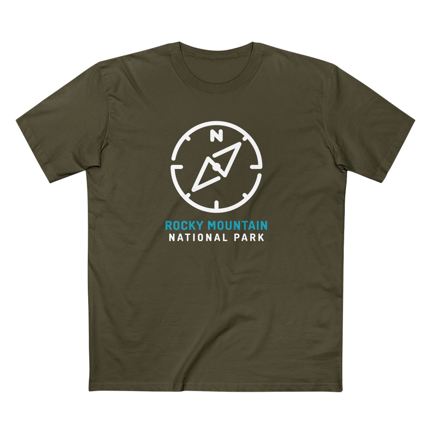 Rocky Mountain National Park T-Shirt Compass Design