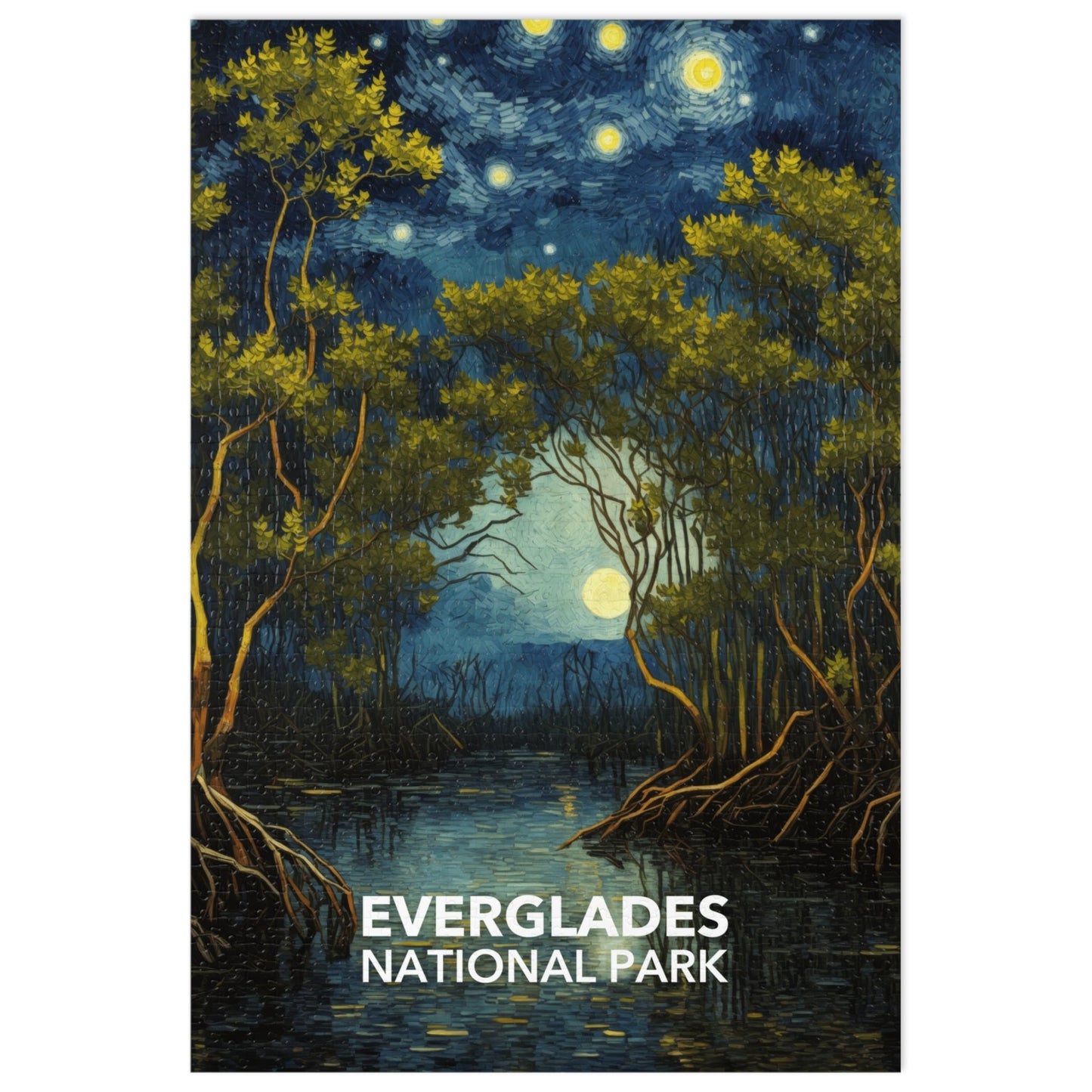 Everglades National Park Jigsaw Puzzle - The Starry Night