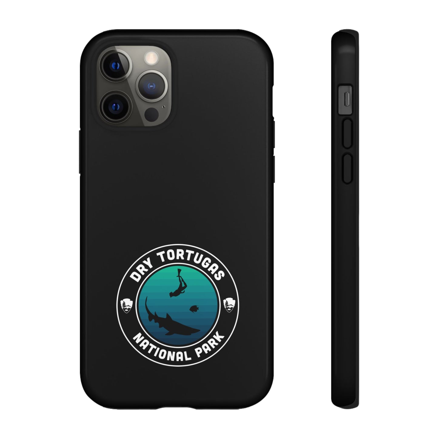 Dry Tortugas National Park Phone Case - Round Emblem Design
