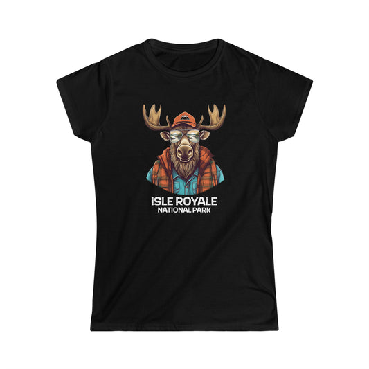 Isle Royale National Park Women's T-Shirt - Cool Moose