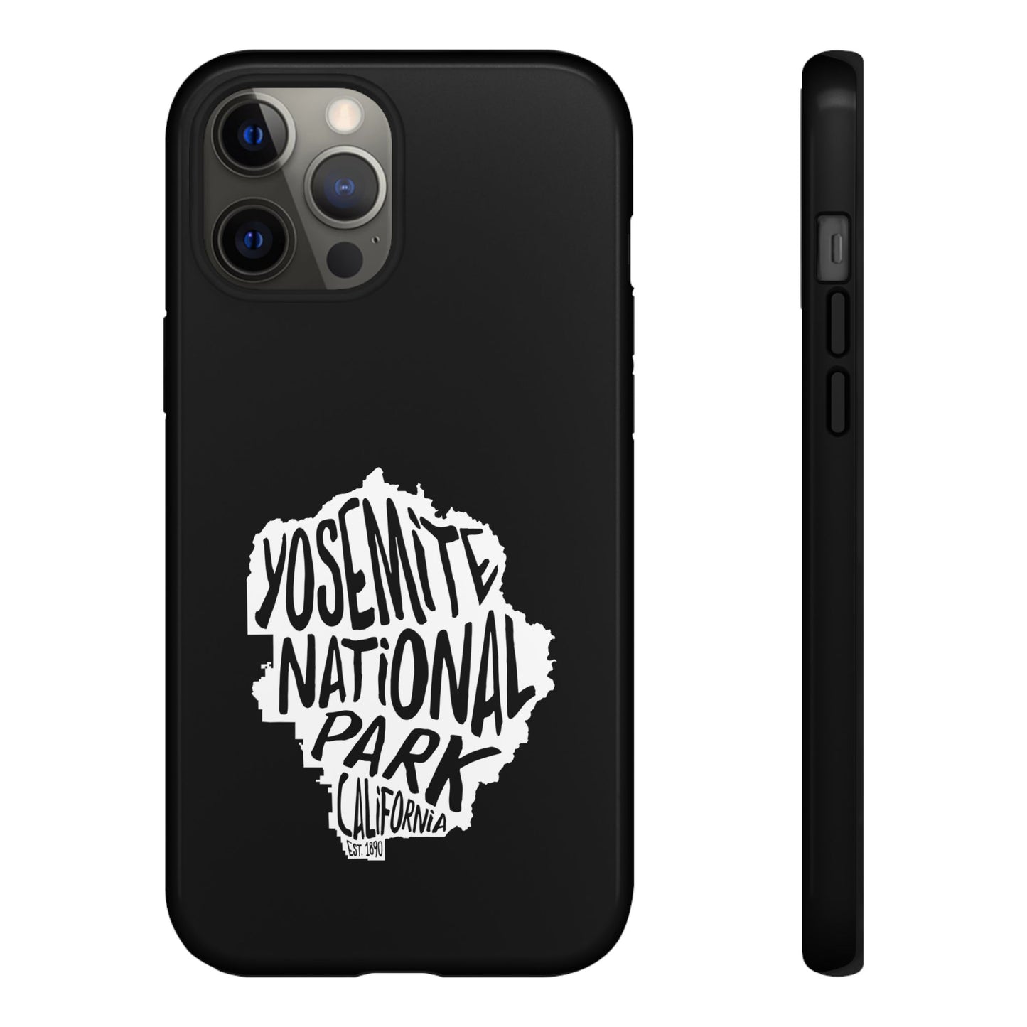 Yosemite National Park Phone Case - Map Design