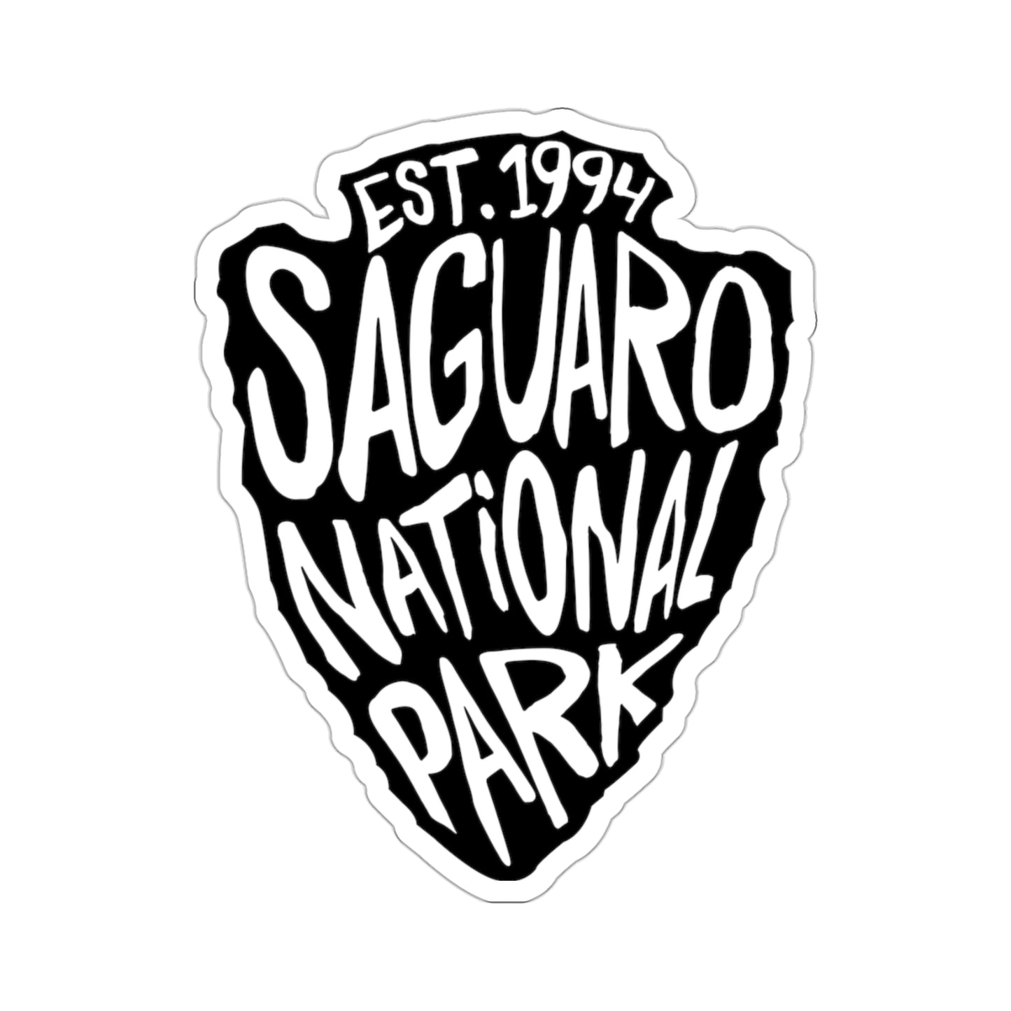 Saguaro National Park Sticker - Arrow Head Design