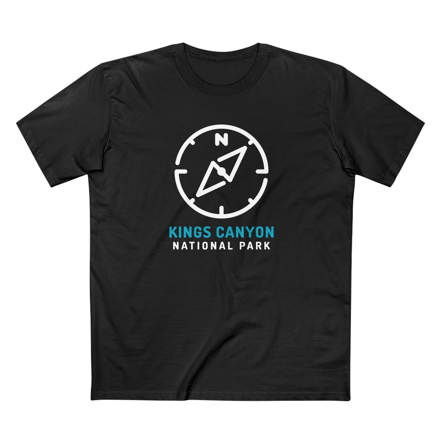 Kings Canyon National Park T-Shirt Compass Design