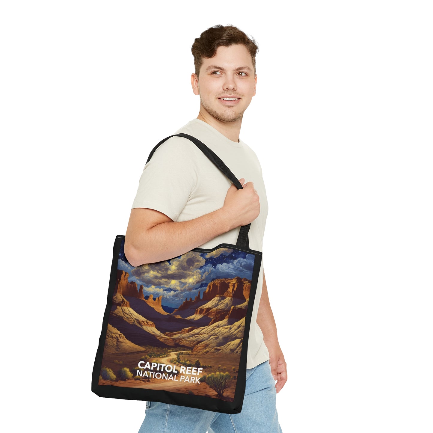 Capitol Reef National Park Tote Bag - The Starry Night