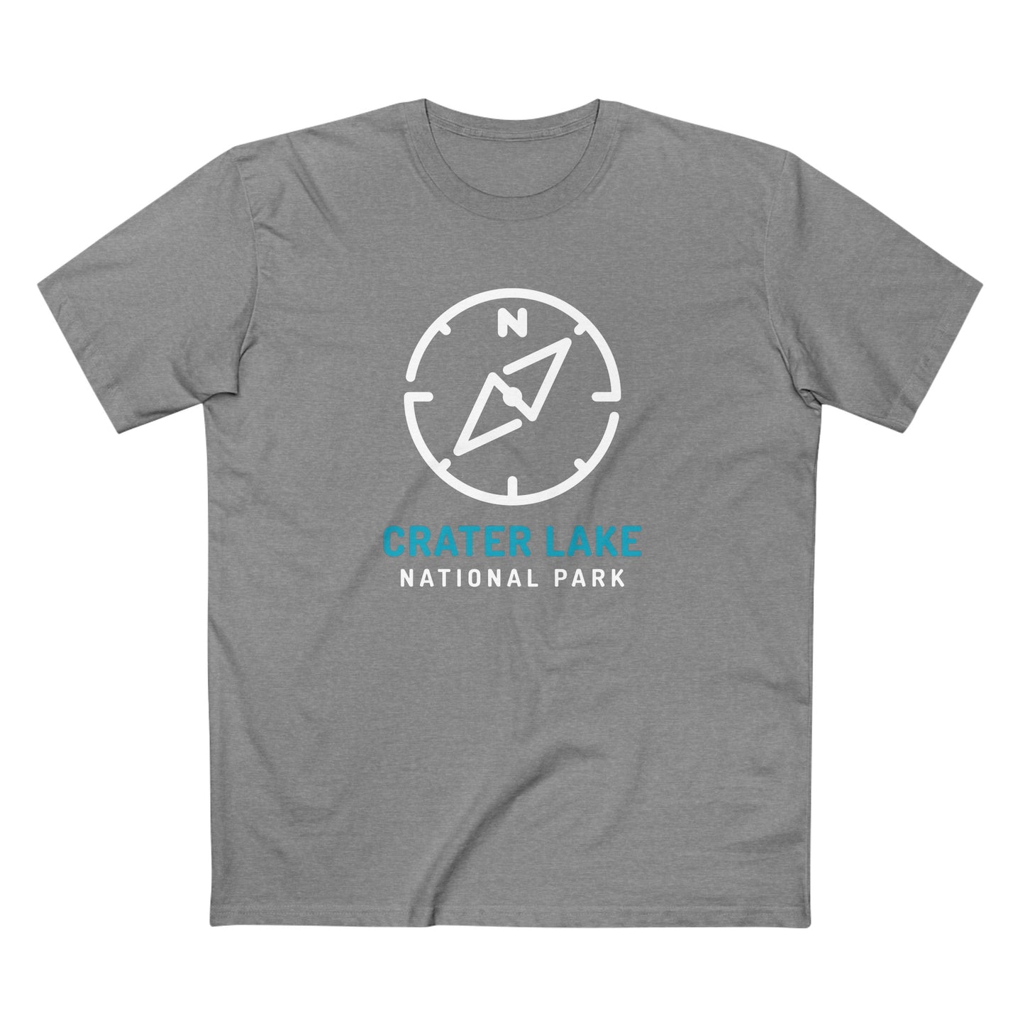 Crater Lake National Park T-Shirt Compass Design