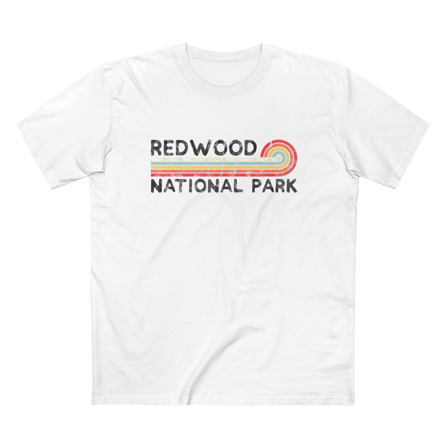 Redwood National Park T-Shirt - Vintage Stretched Sunrise