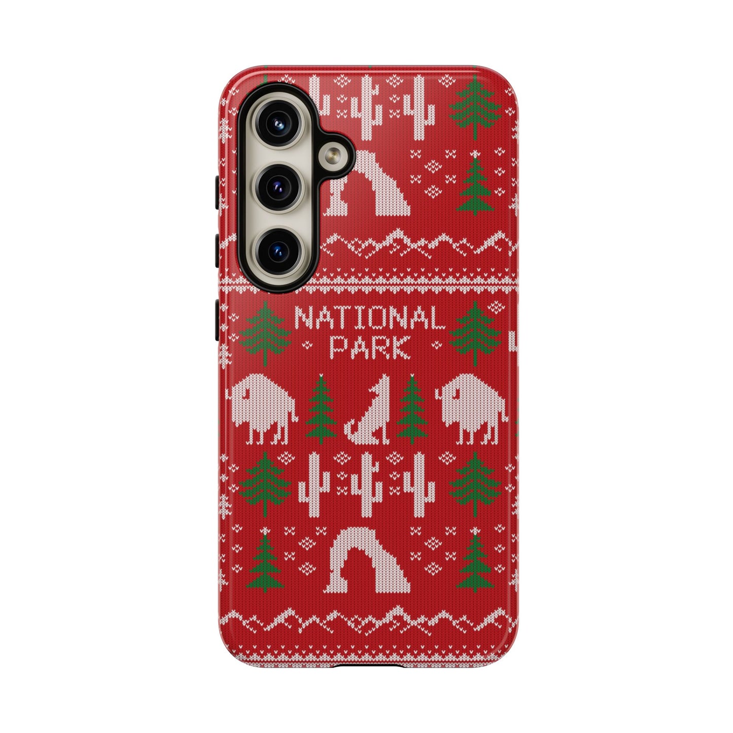 National Park Phone Case - Fair Isle Pattern