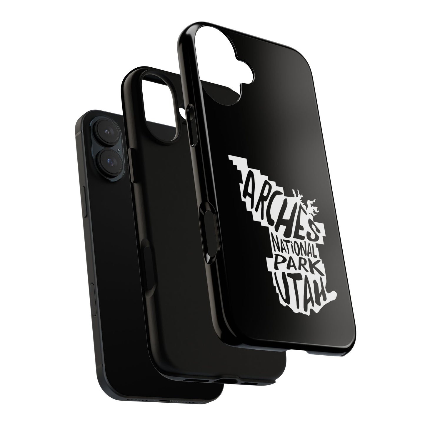 Arches National Park iPhone Case - Map Design