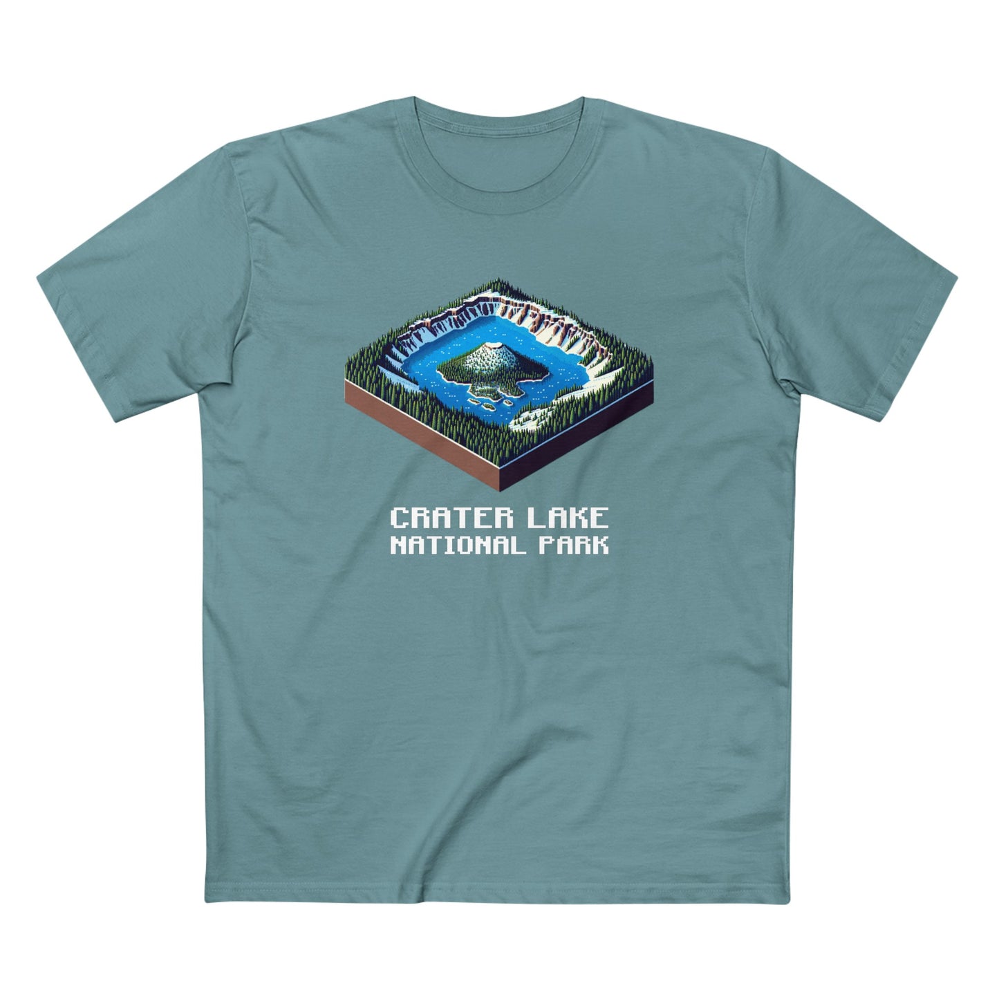 Crater Lake National Park T-Shirt - Isometric Design