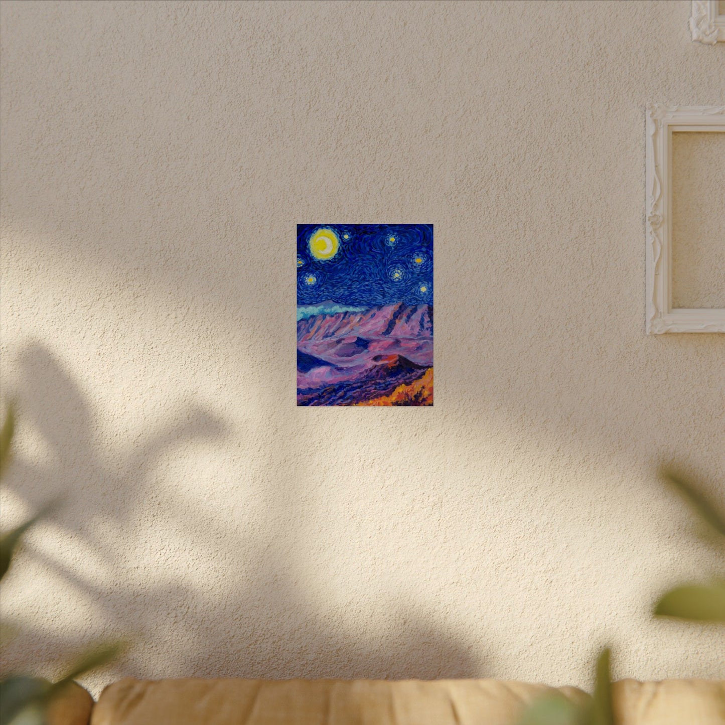 Haleakalā Park Starry Night Poster - Premium Textured Paper