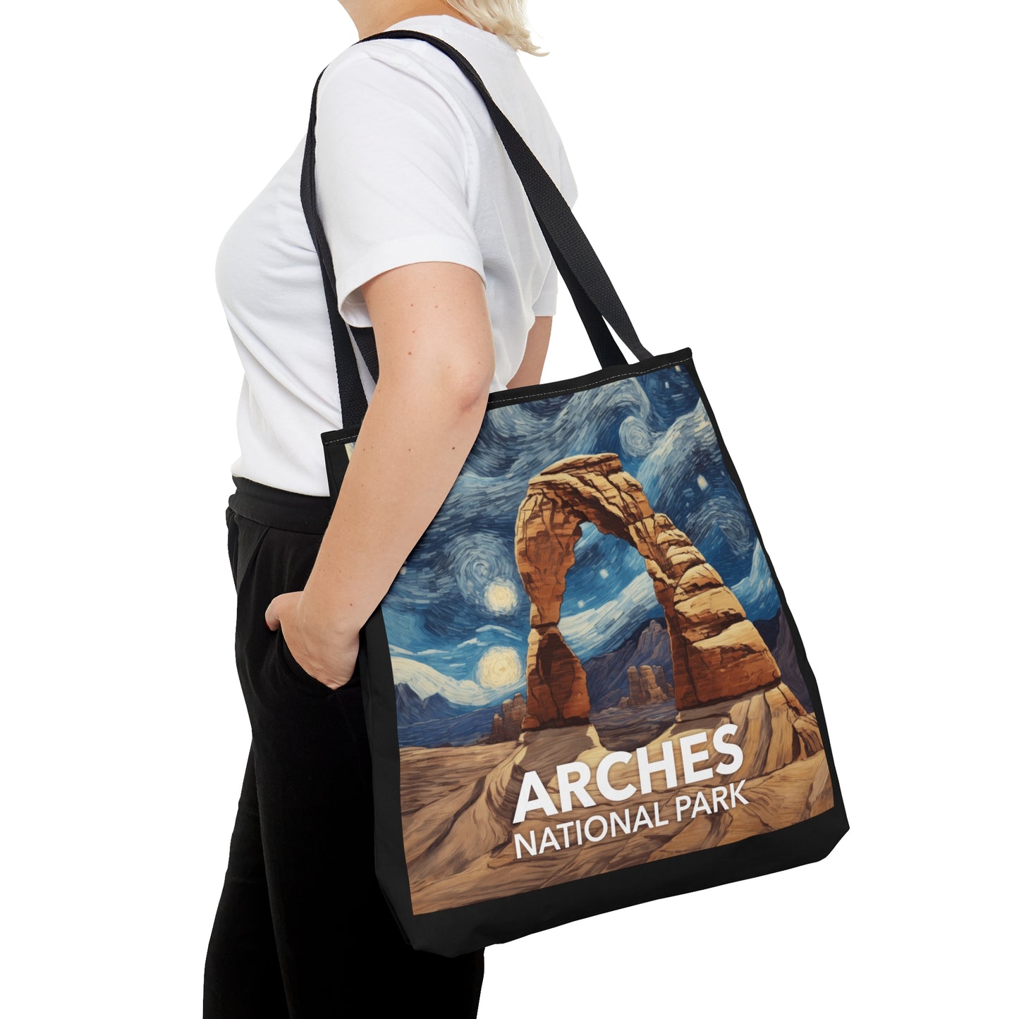 Arches National Park Tote Bag - The Starry Night