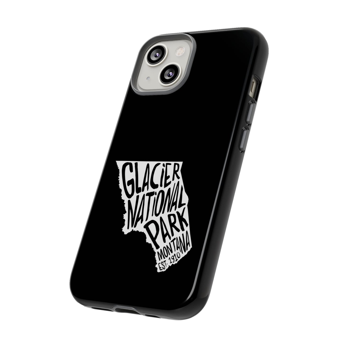 Glacier National Park Phone Case - Map Design