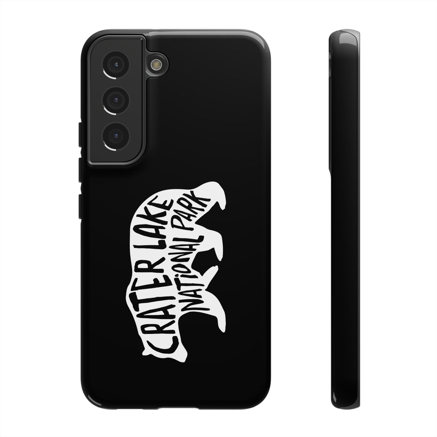 Crater Lake National Park Phone Case - Black Bear Design