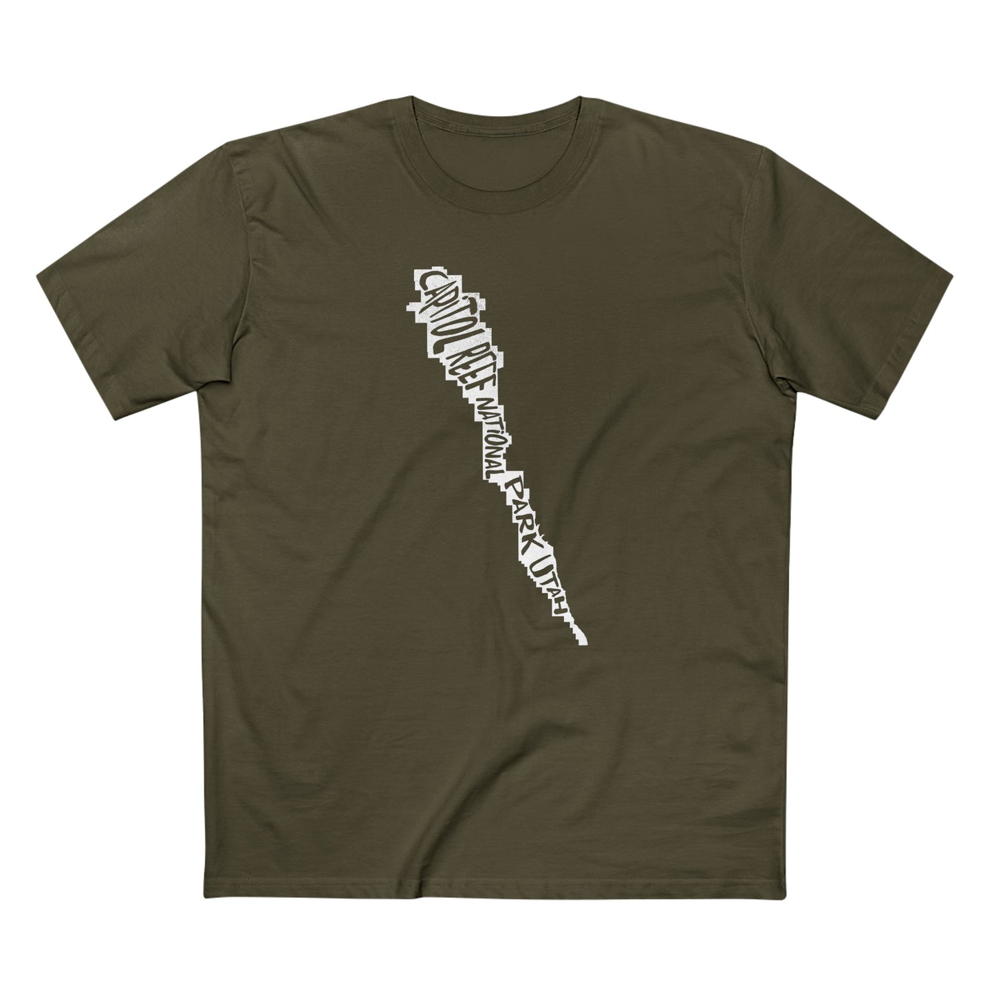 Capitol Reef National Park T-Shirt - Map