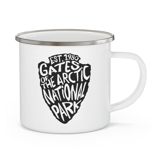 Gates of the Arctic National Park Enamel Camping Mug - Arrowhead