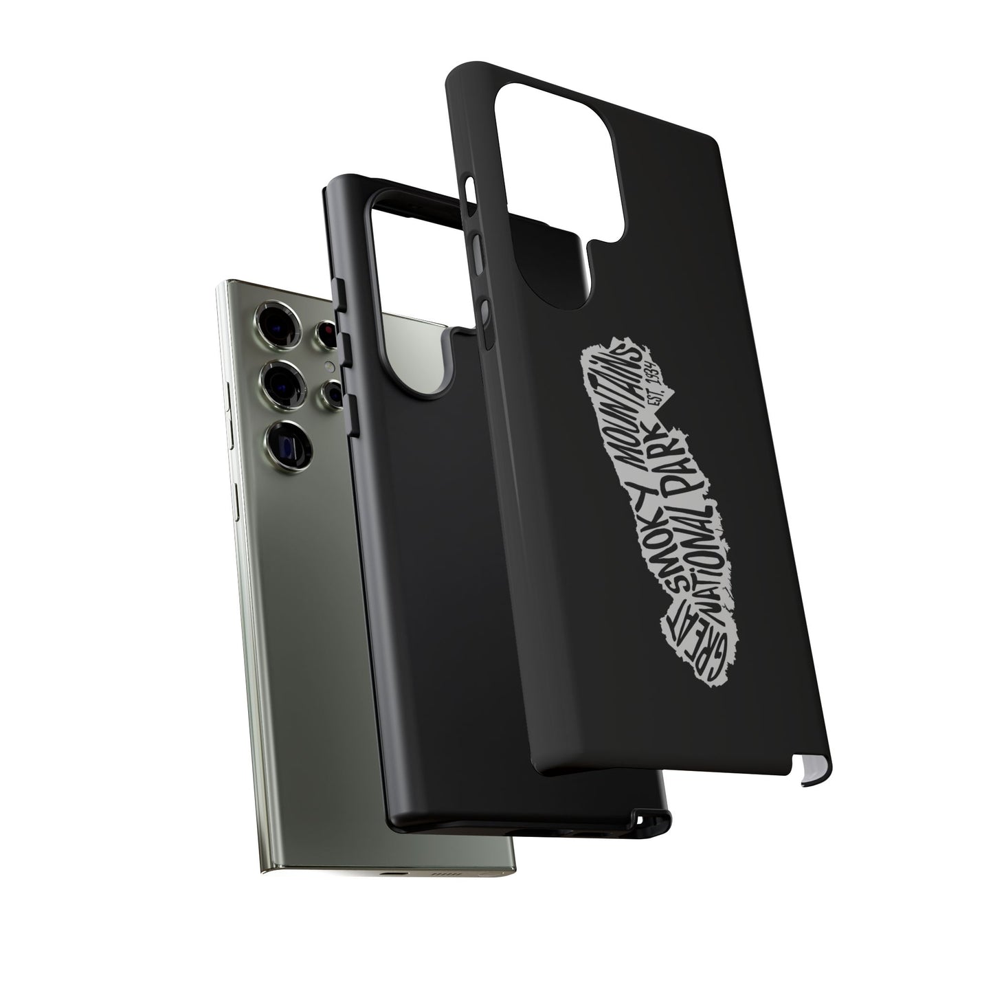 Great Smoky Mountains National Park Phone Case - Map Design