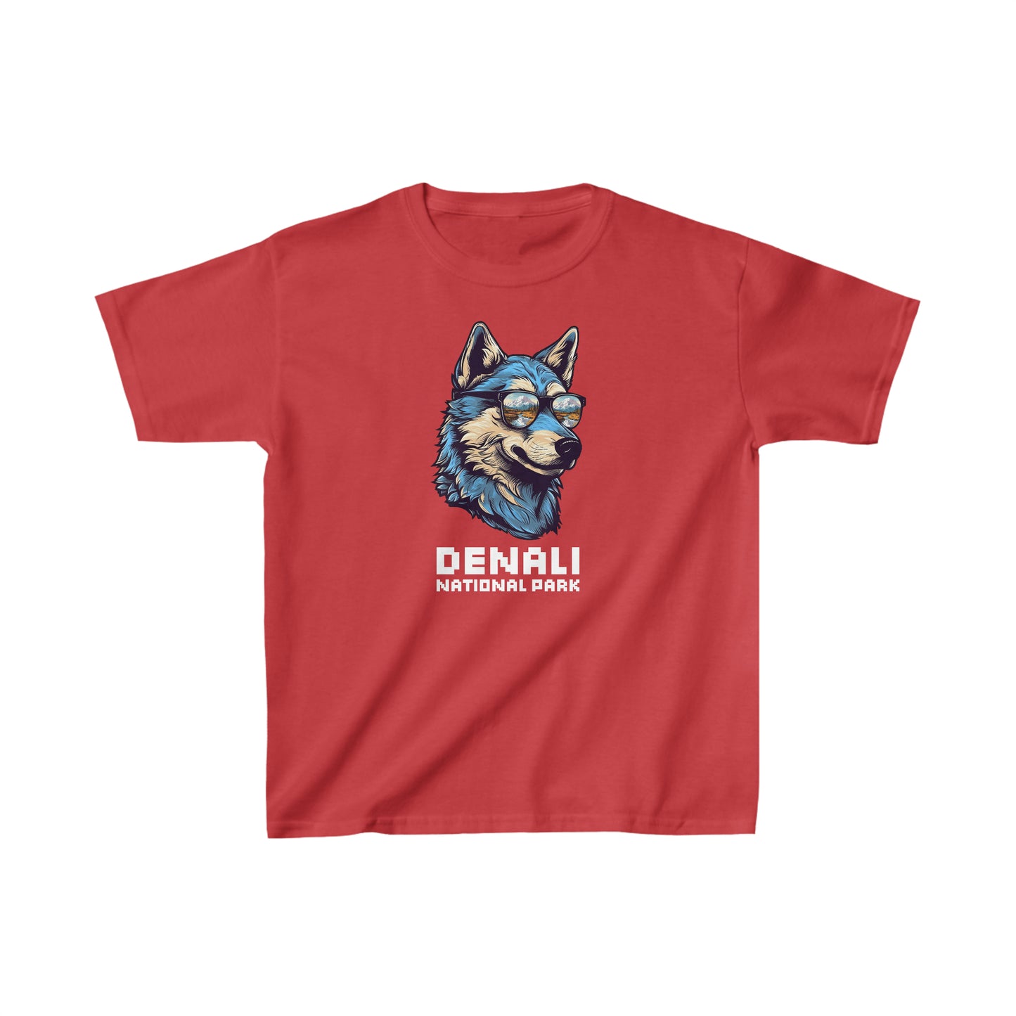 Denali National Park Child T-Shirt - Cool Wolf