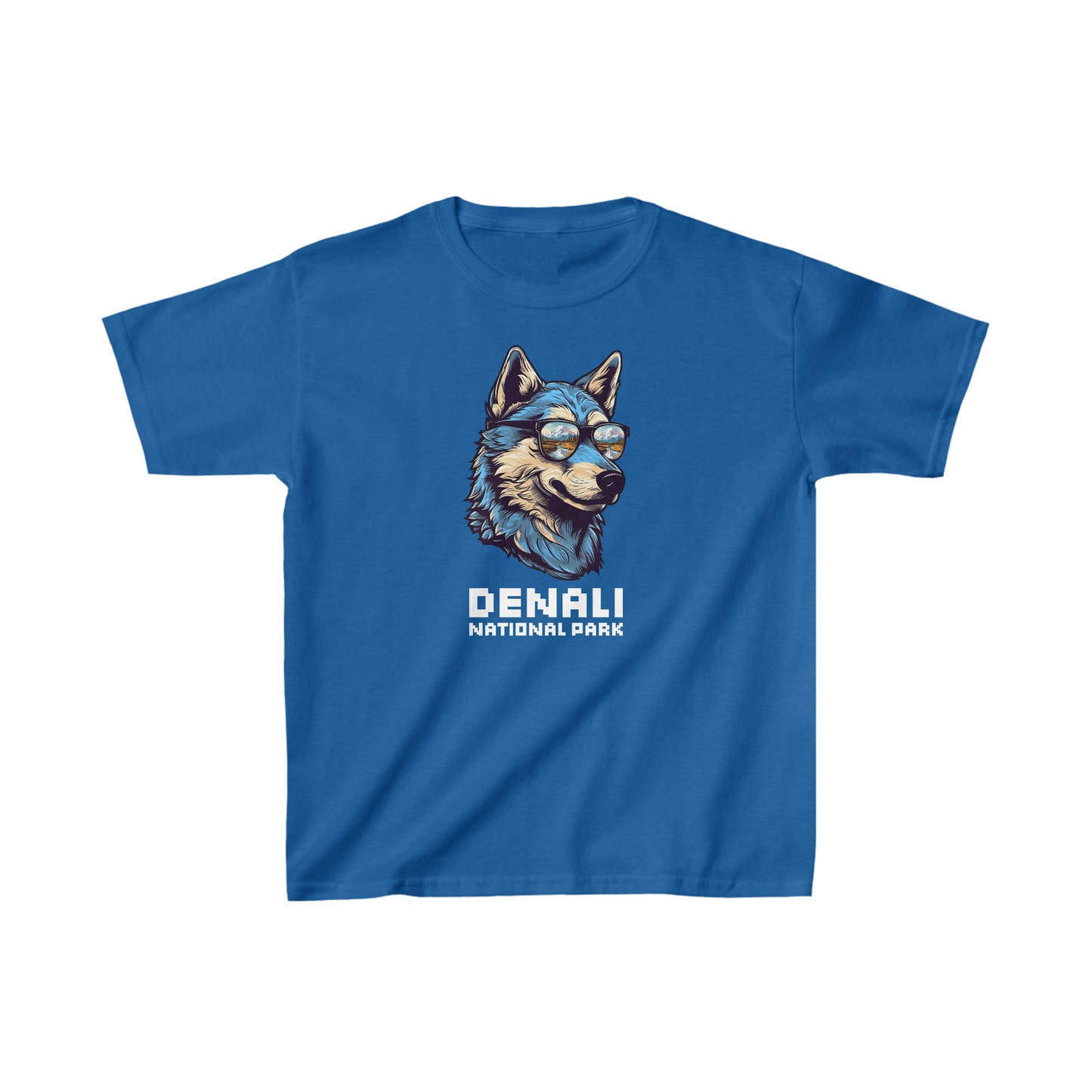 Denali National Park Child T-Shirt - Cool Wolf