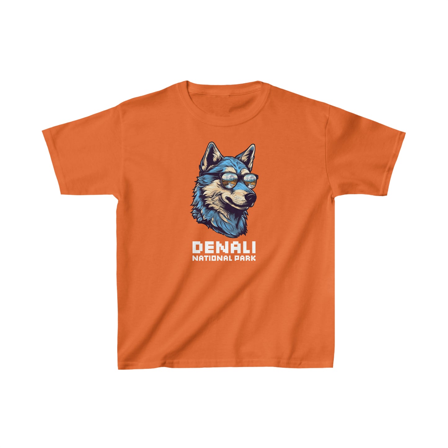 Denali National Park Child T-Shirt - Cool Wolf