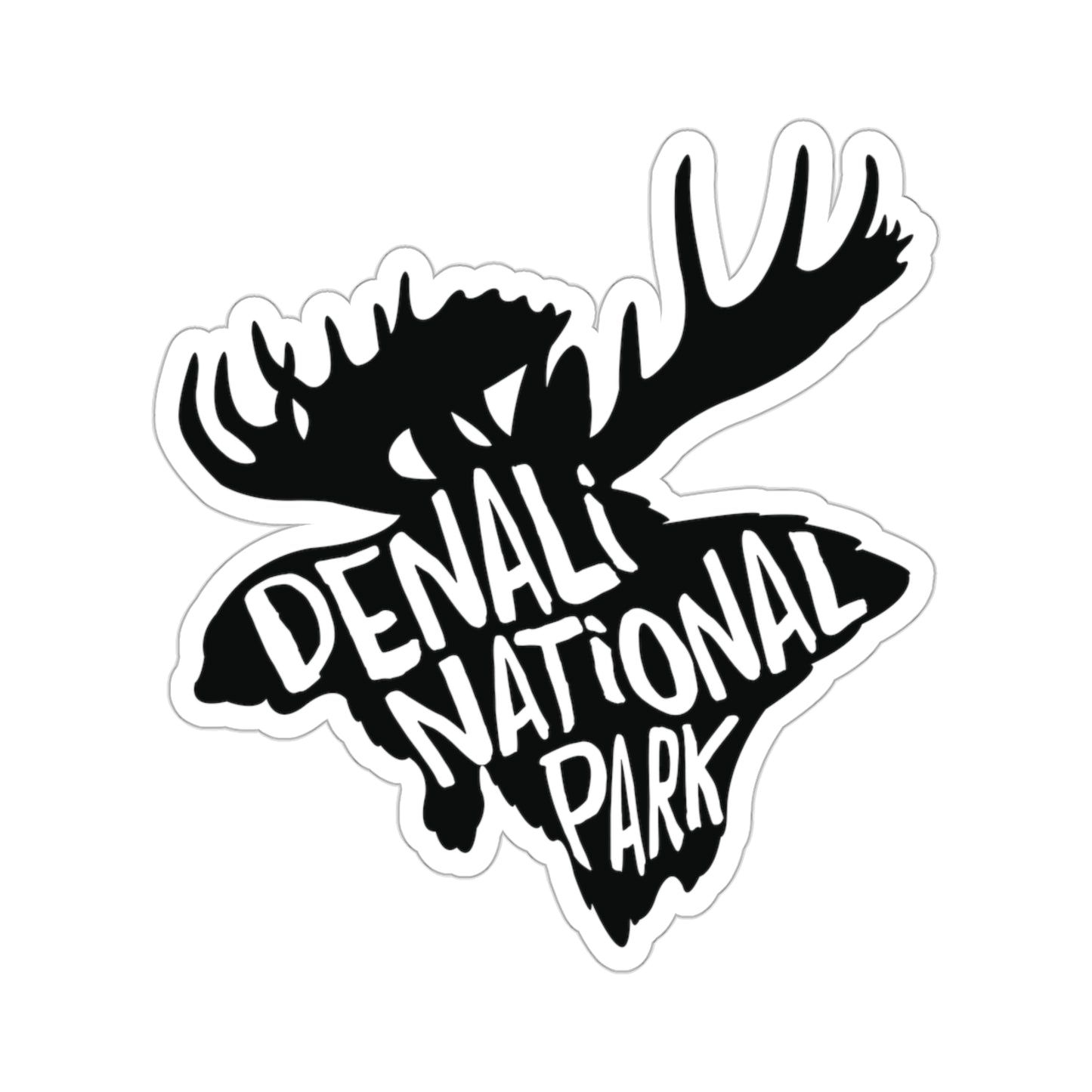 Denali  National Park Sticker - Moose