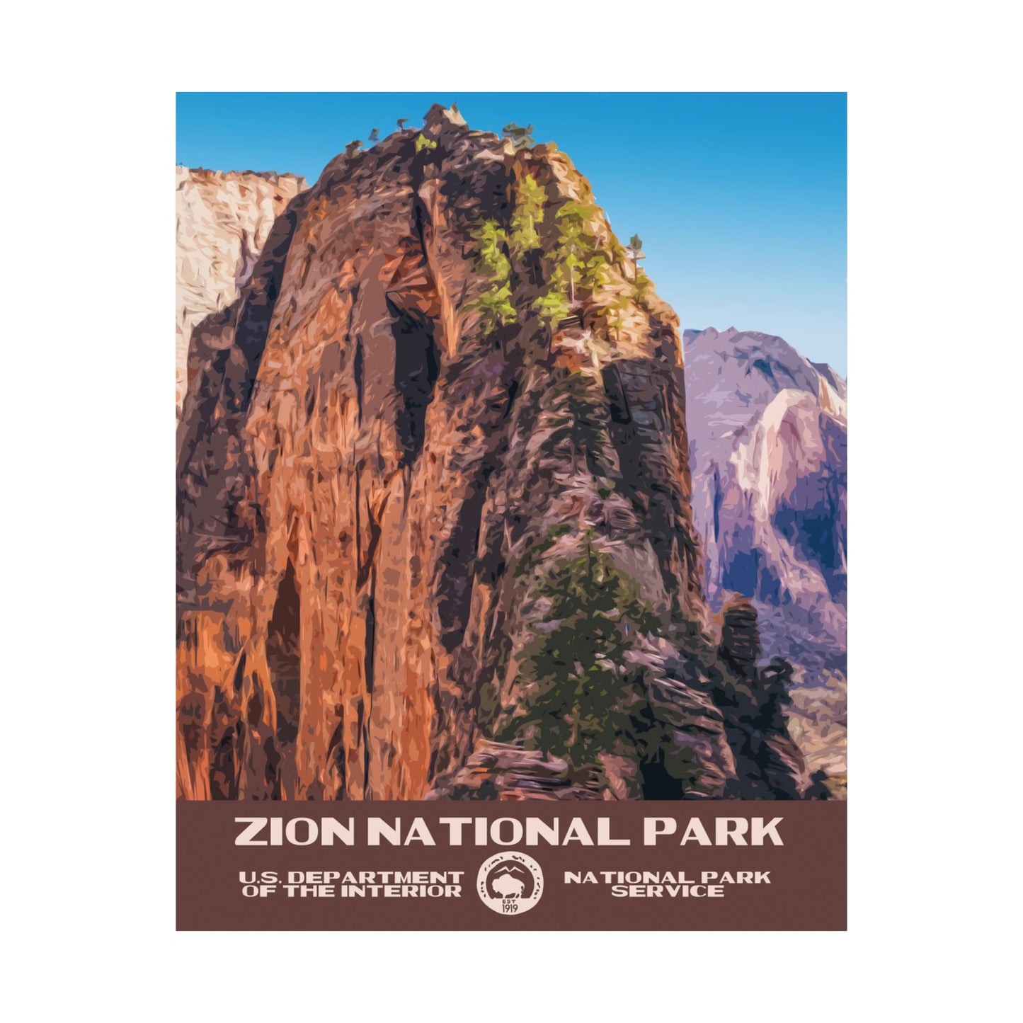 Zion National Park Poster