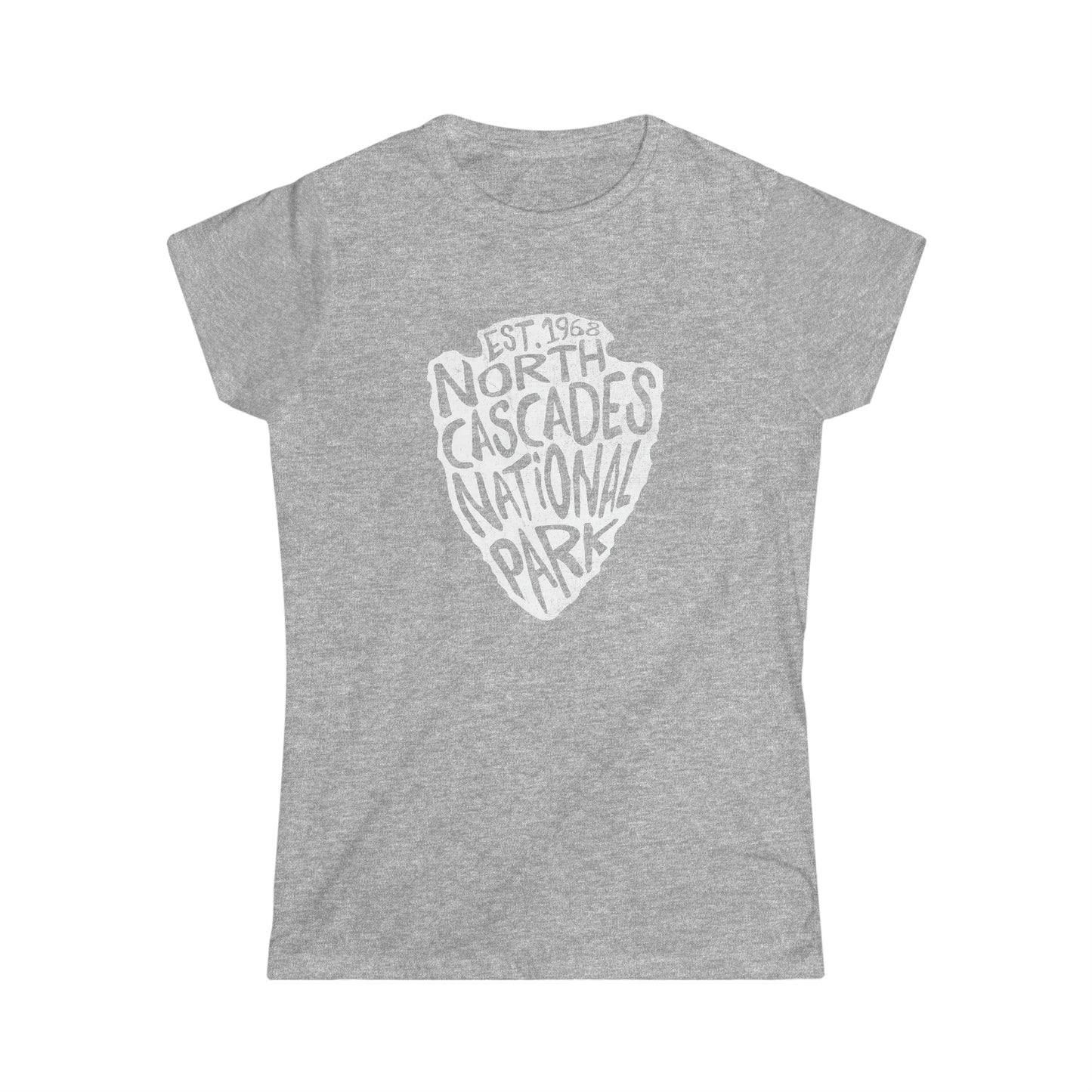 North Cascades National Park Women's T-Shirt - Arrowhead Design
