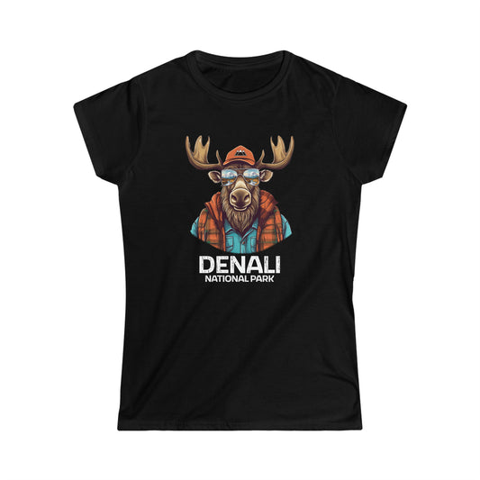Denali National Park Women's T-Shirt - Cool Moose